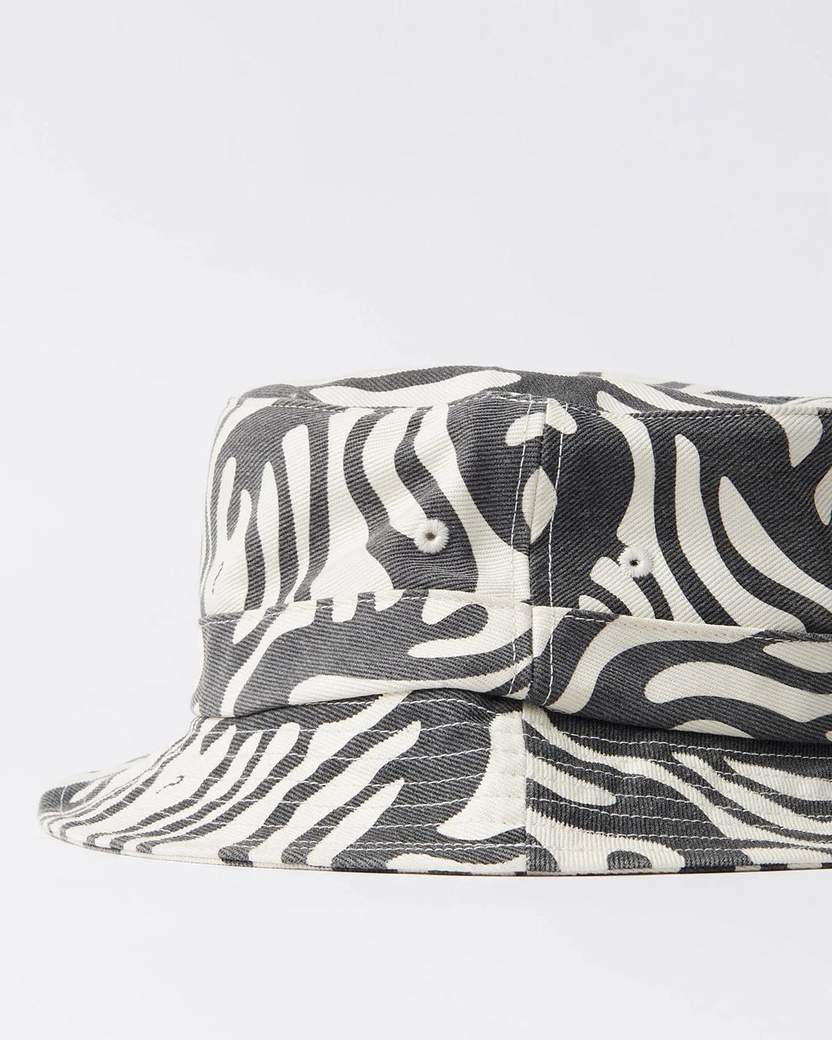 BY PARRA BLOBBED BUCKET HAT - WASHED GREY