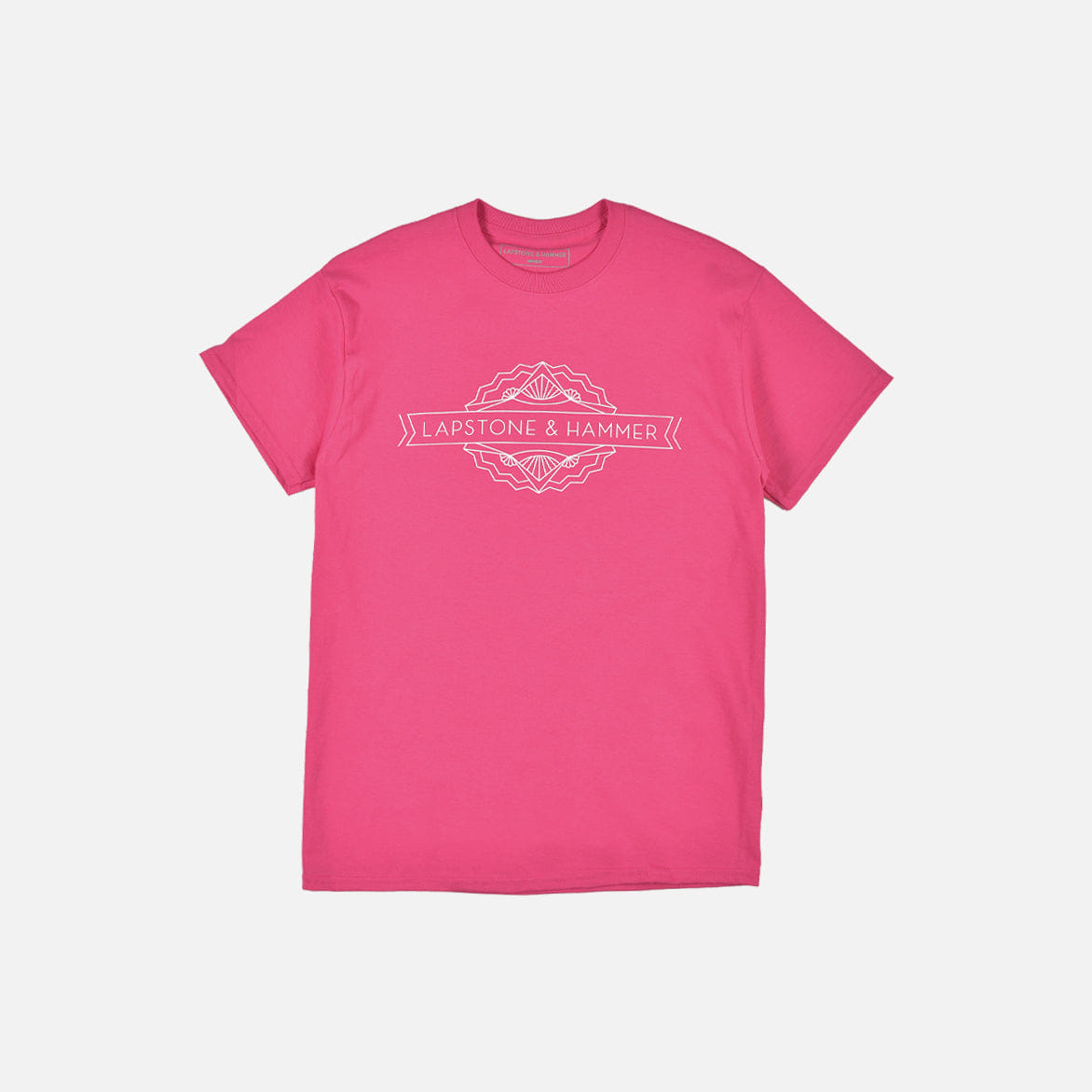 Lapstone & Hammer LH MAIN LOGO T-Shirt - HOT PINK