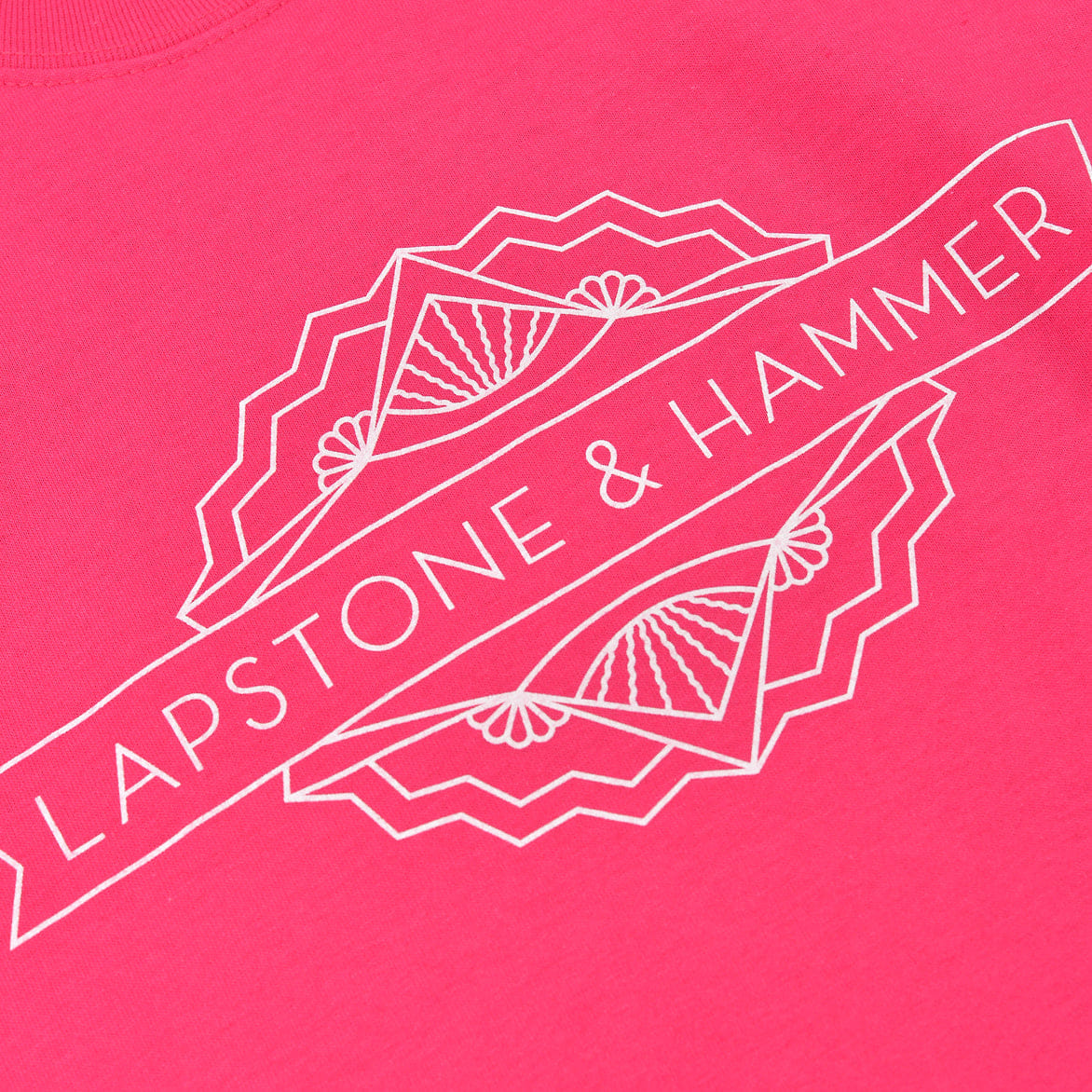 Lapstone & Hammer LH MAIN LOGO T-Shirt - HOT PINK