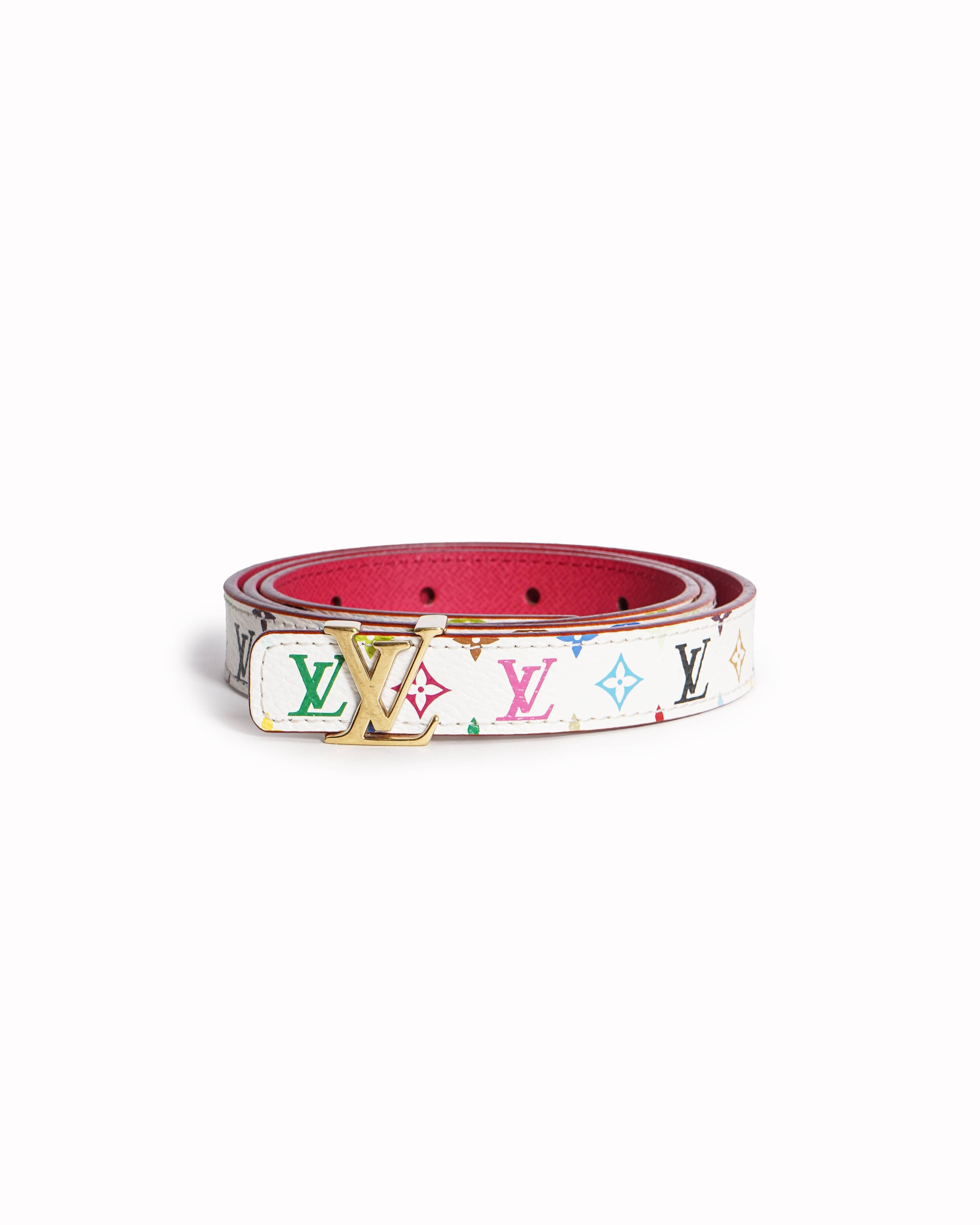 Louis Vuitton x Takashi Murakami Monogram Multicolor Belt