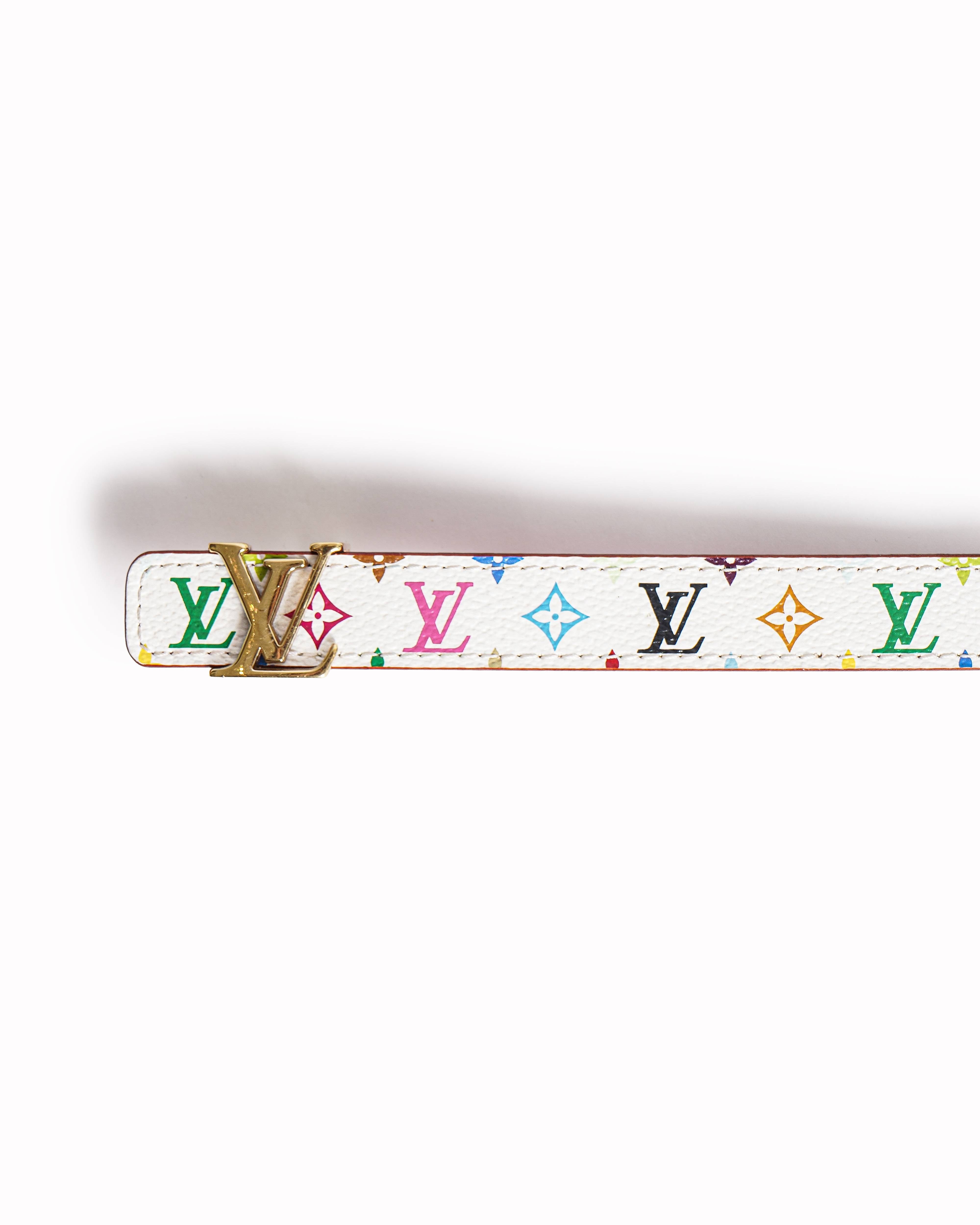 Louis Vuitton x Takashi Murakami Monogram Multicolor Belt