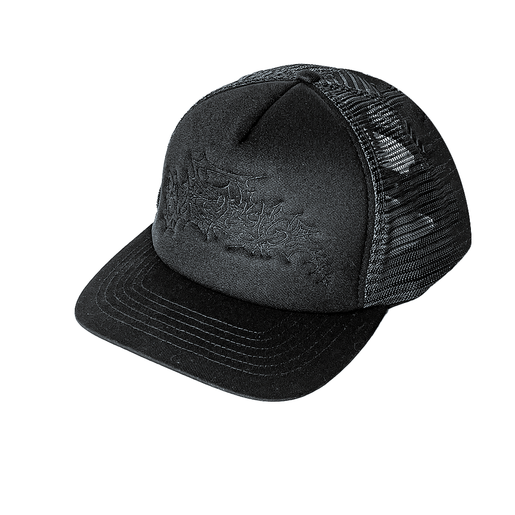 Preduce x Toeypony Embroidered Trucker Hat Black