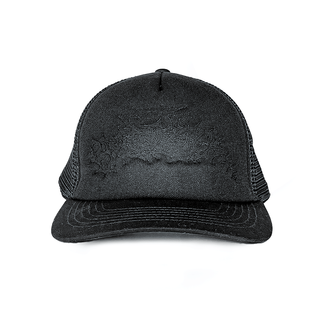 Preduce x Toeypony Embroidered Trucker Hat Black