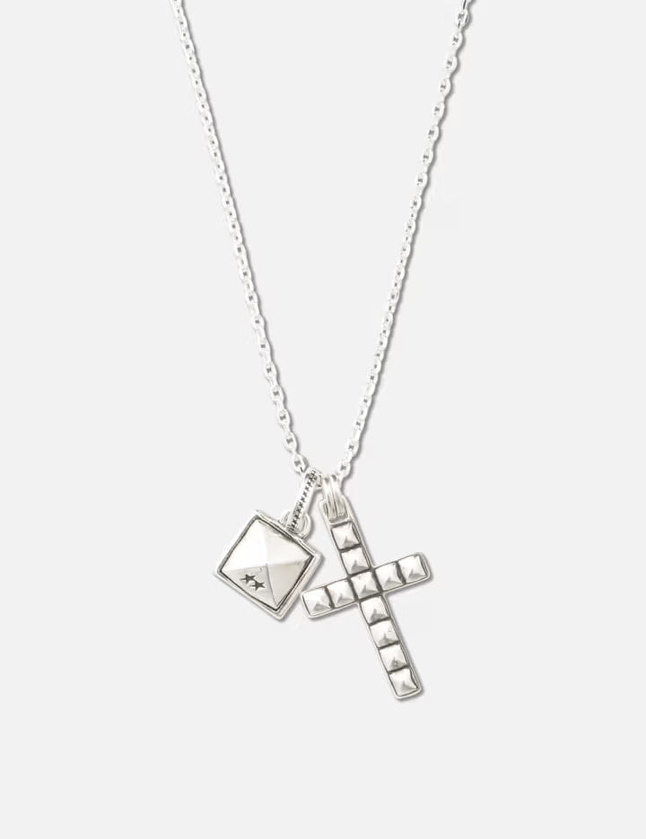 Twojeys Studded Cross Necklace