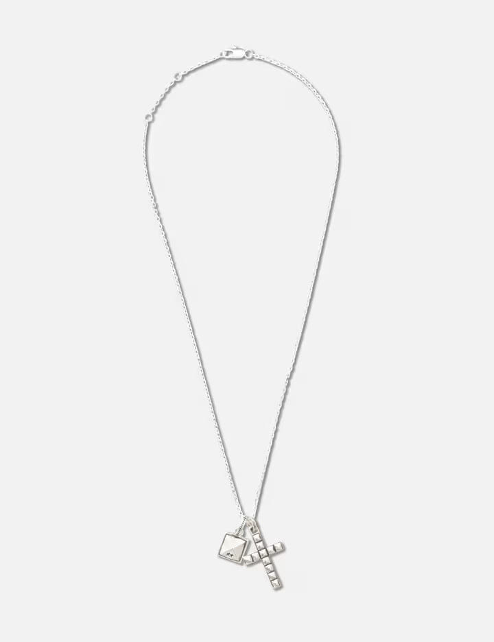 Twojeys Studded Cross Necklace
