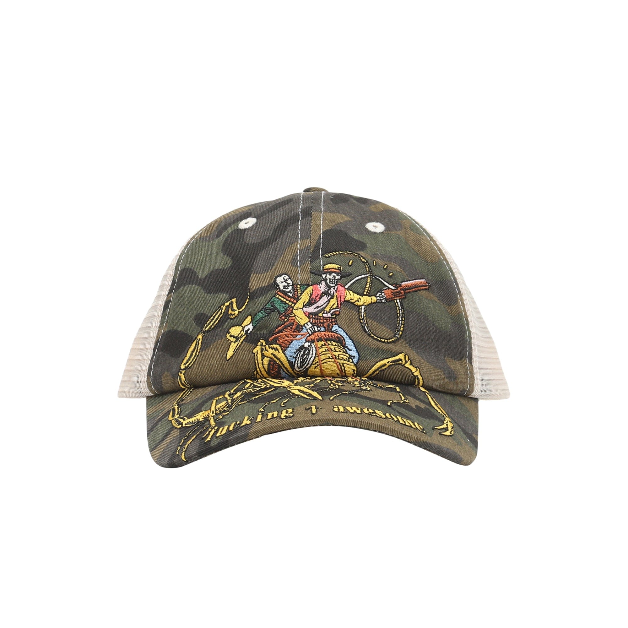 Fucking Awesome Scorpion Mesh Trucker Hat - Camo