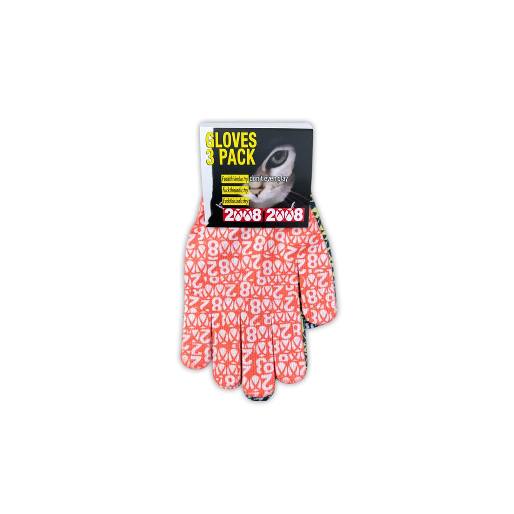 Fuck This Industry 8Box 3 Pack Gloves Pack - Multi