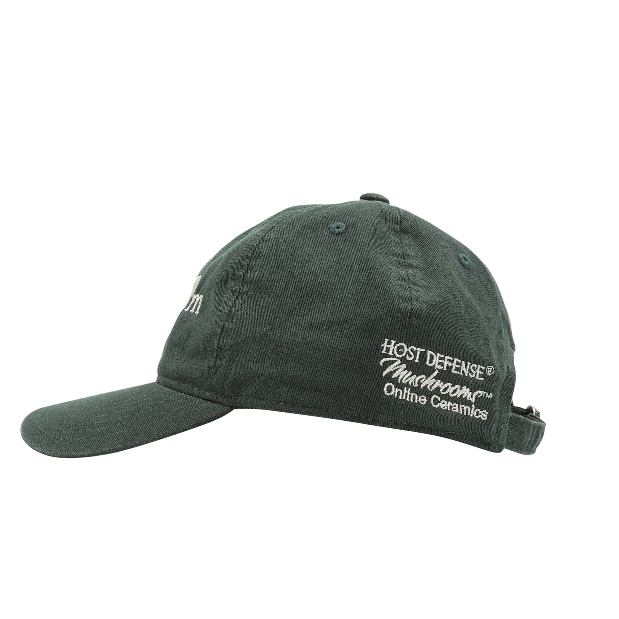 Online Ceramics Muchroom Hat - Dark Green