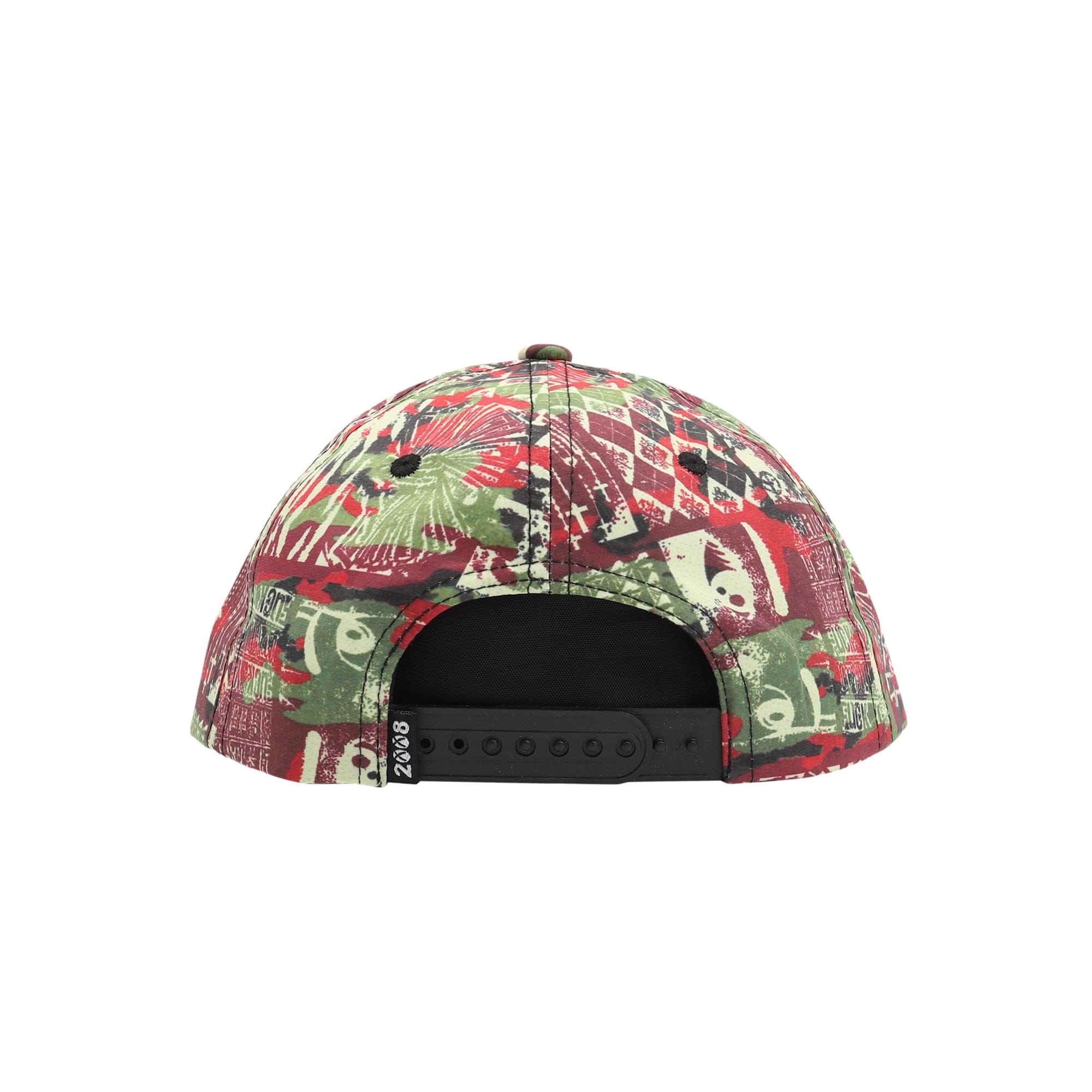 Fuck This Industry Camo Collage Hat - Red