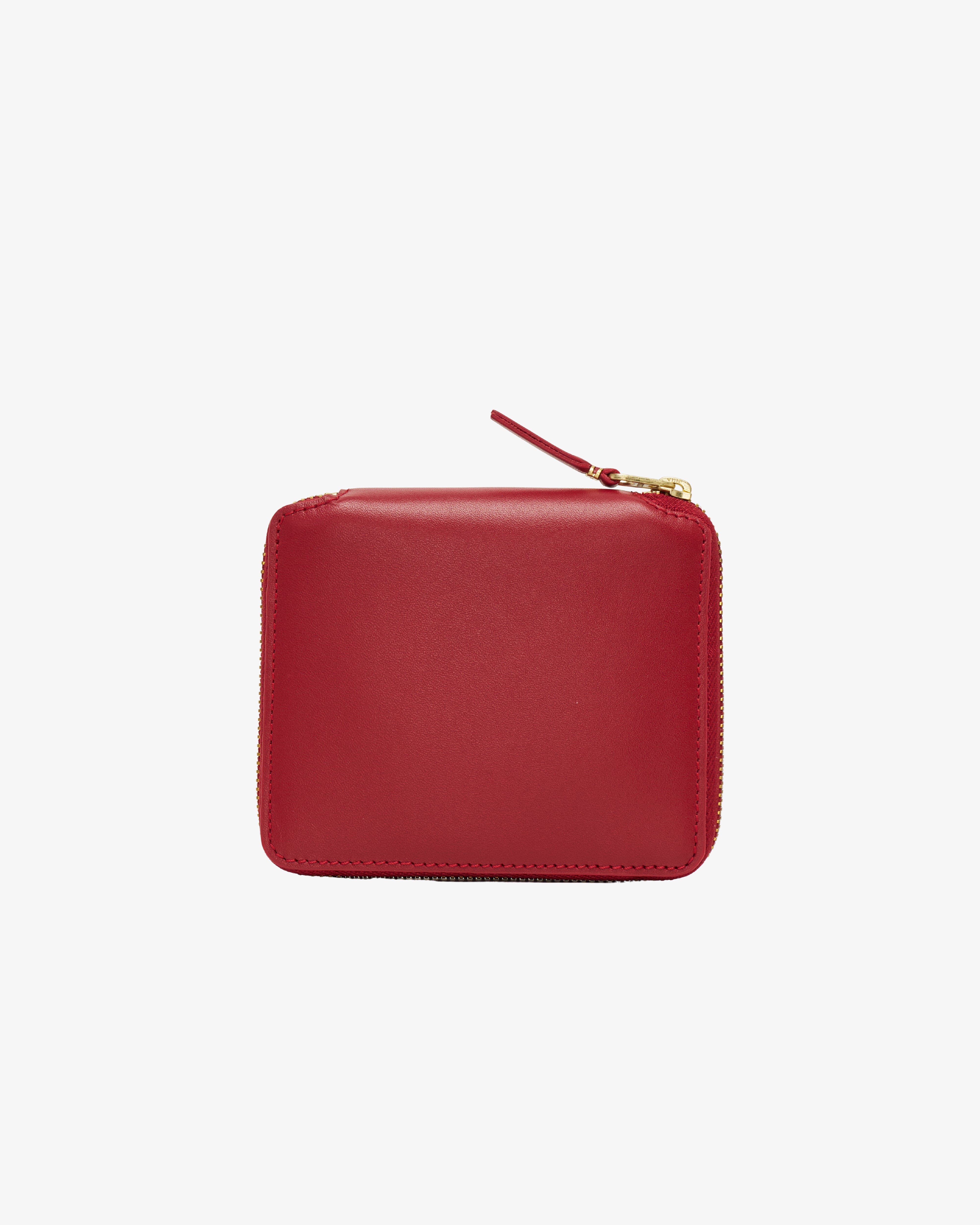 CDG Wallet - Classic Big U - Zip - (Red)