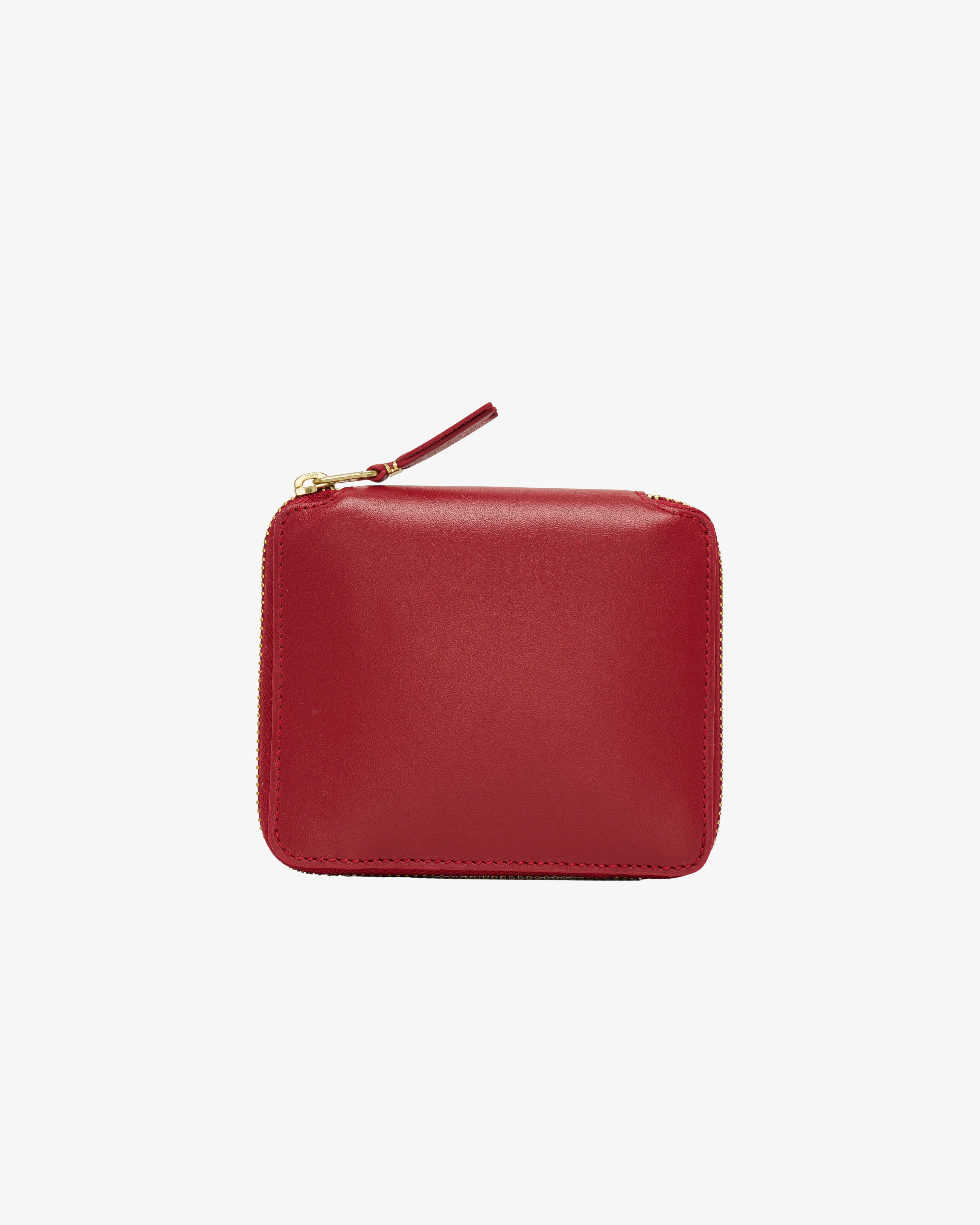 CDG Wallet - Classic Big U - Zip - (Red)