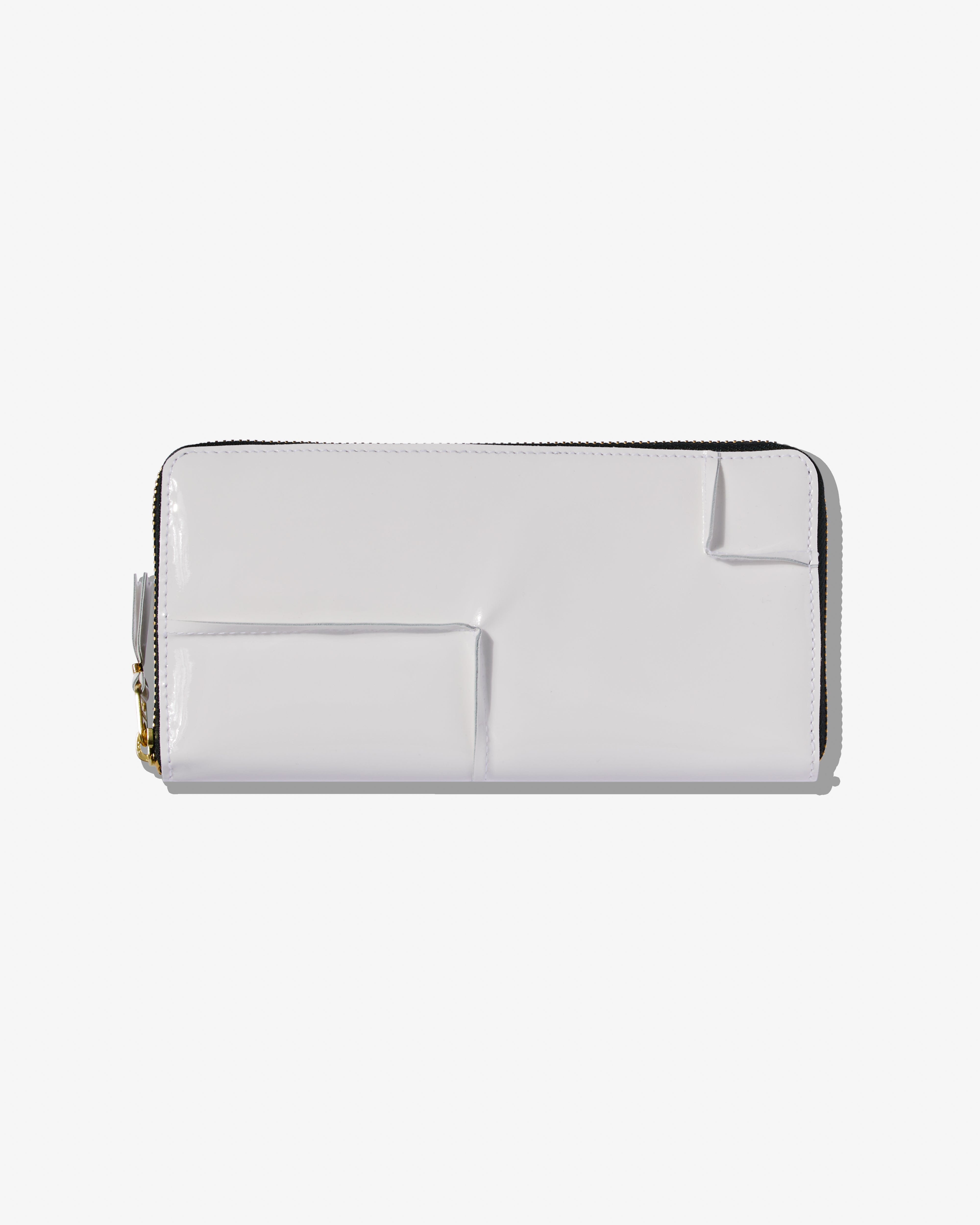 Cdg Wallet - Reversed Hem Zip Around Wallet - (White) SA0110RH