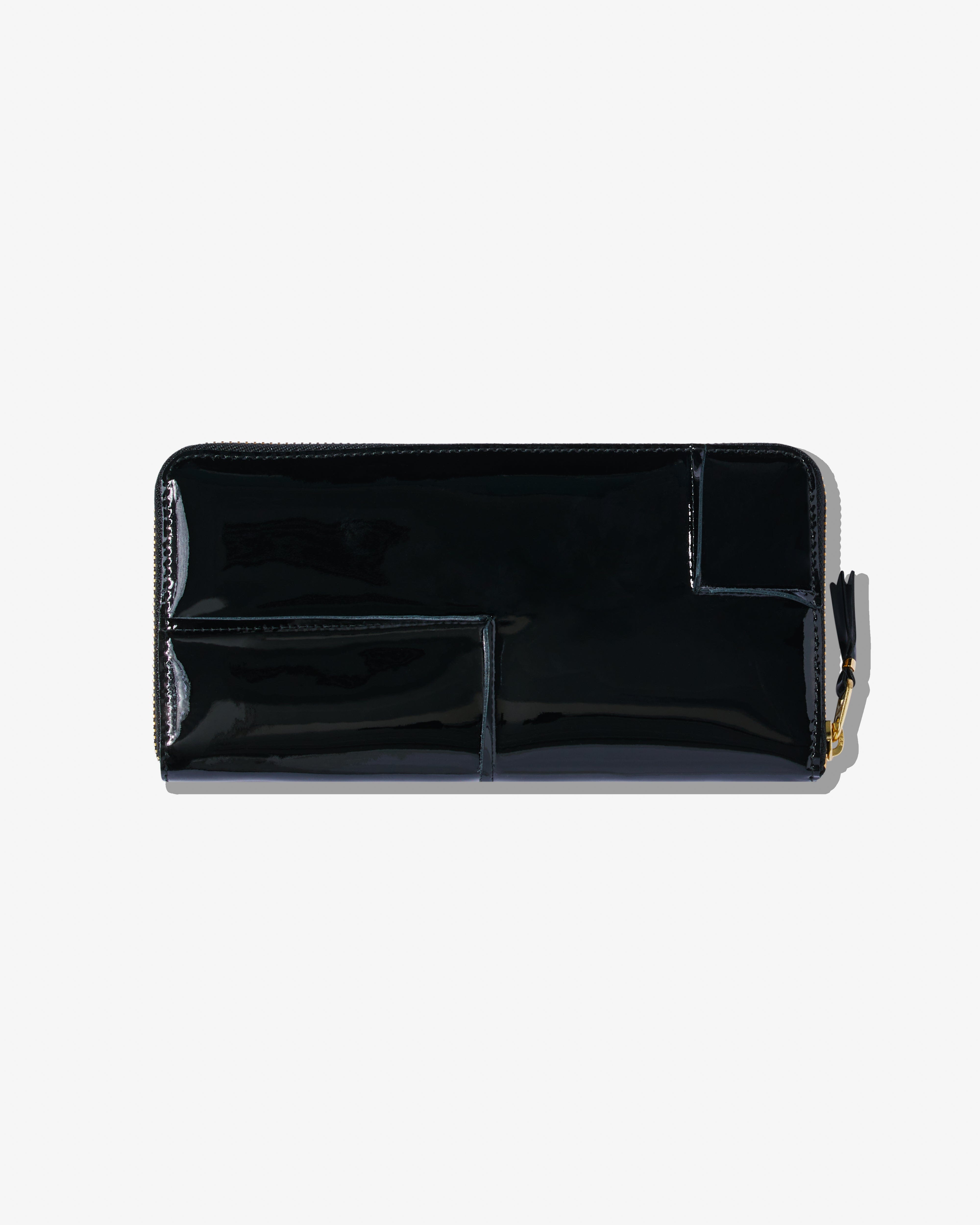 Cdg Wallet - Reversed Hem Zip Around Wallet - (Black) SA0110RH