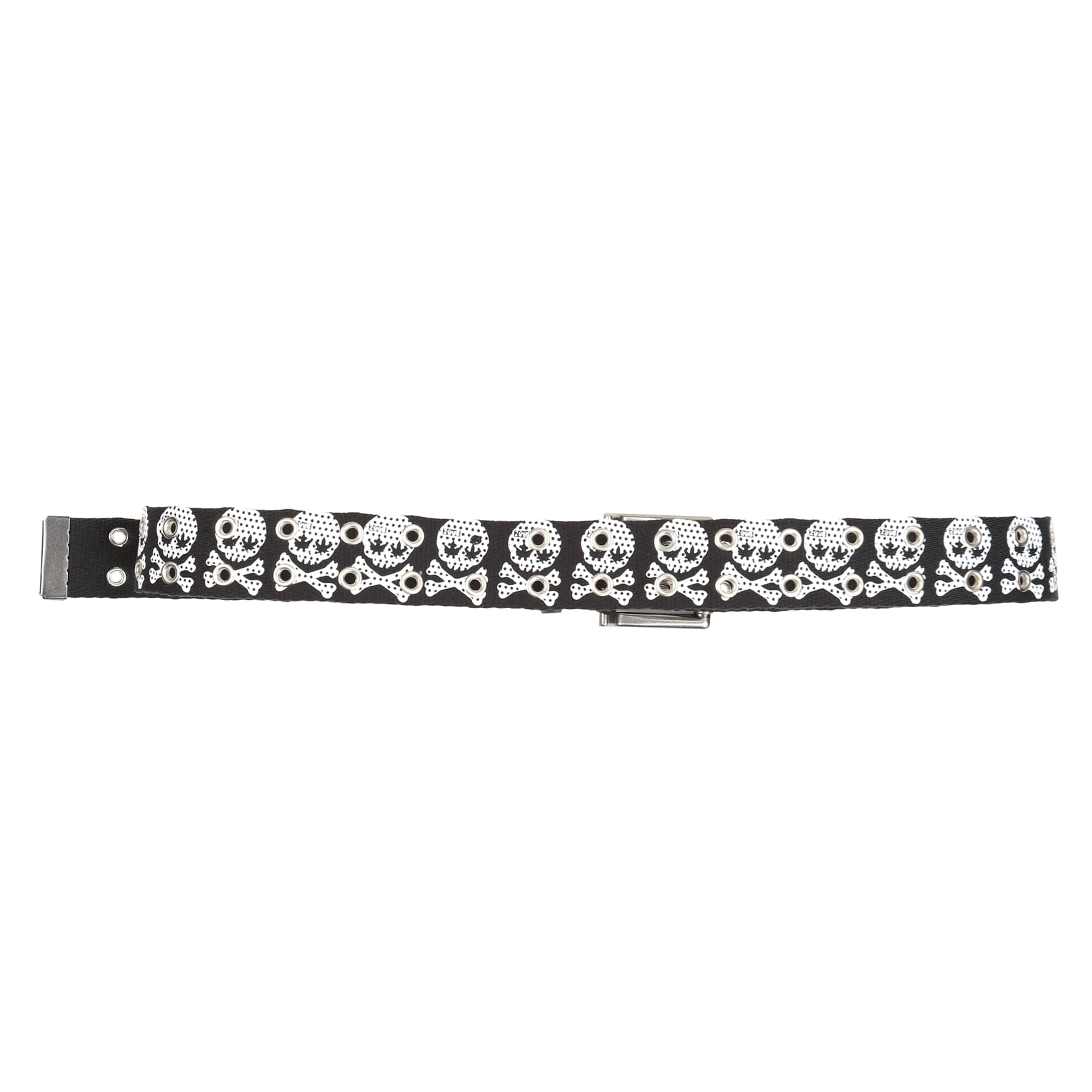 Fuck This Industry Polka Skull Belt - Black