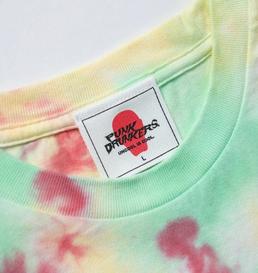 Ice Cream Punk Drunkers Tie - Dye Ice Cream Shirt (Green)