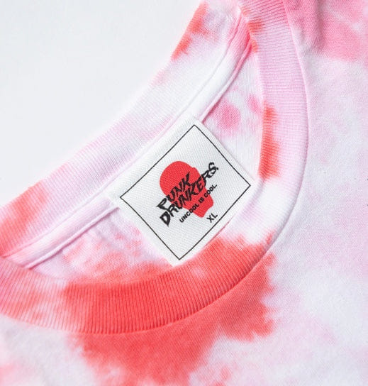 Ice Cream Punk Drunkers Tie - Dye Ice Cream Shirt (Pink)