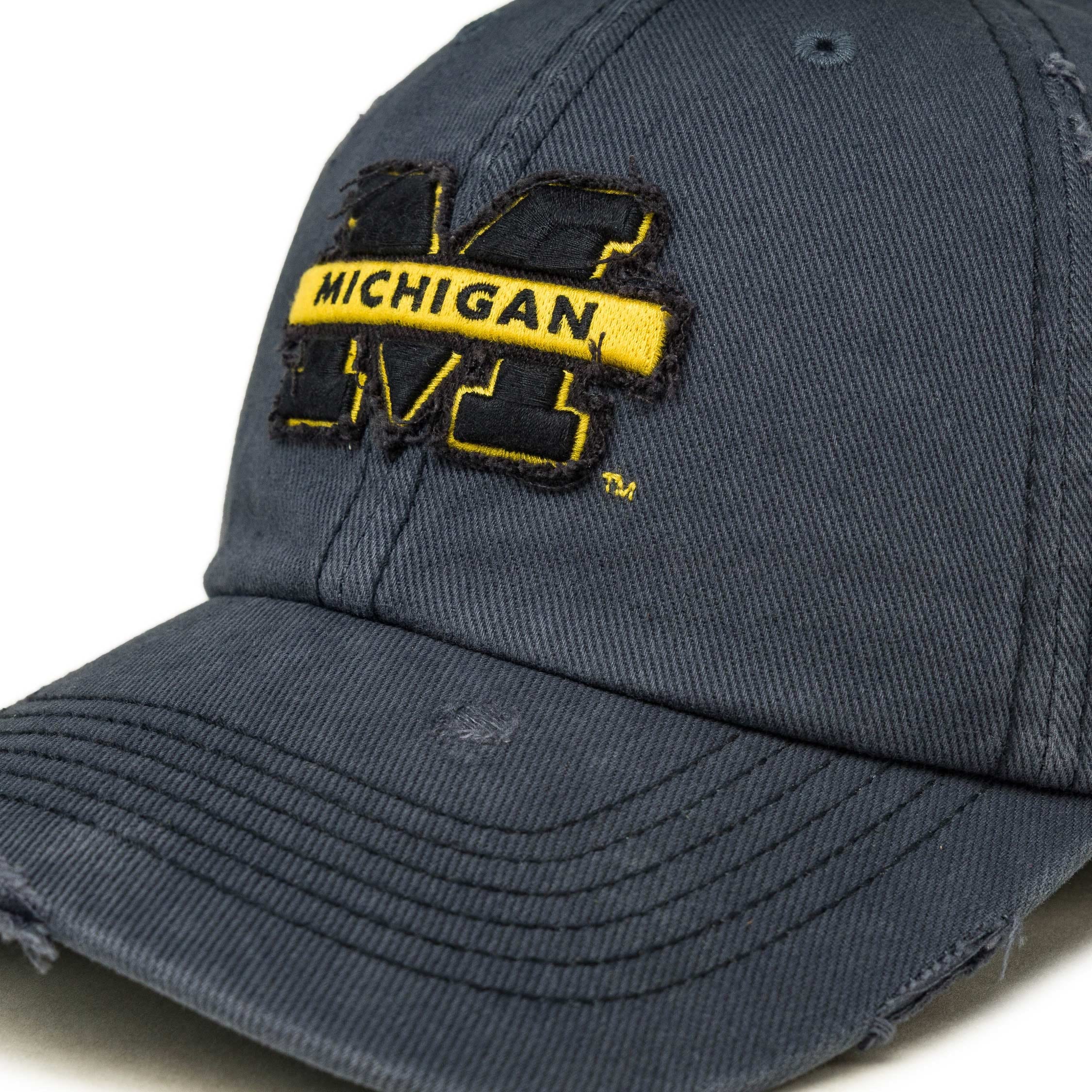 Clean 47 Michigan Wolverines Weathered *Clean Up* Cap