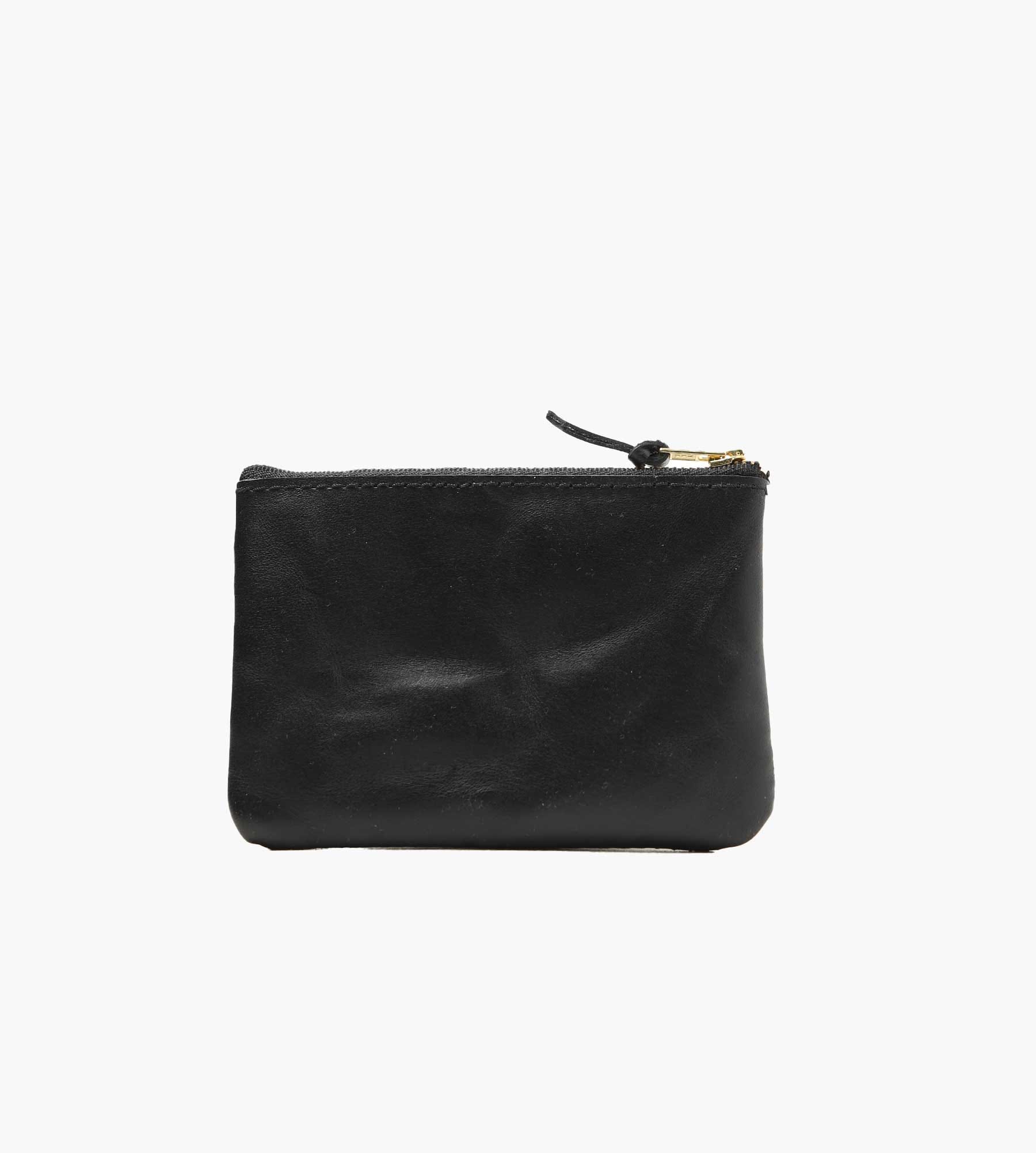Baskèts Leather Zip Wallet Black