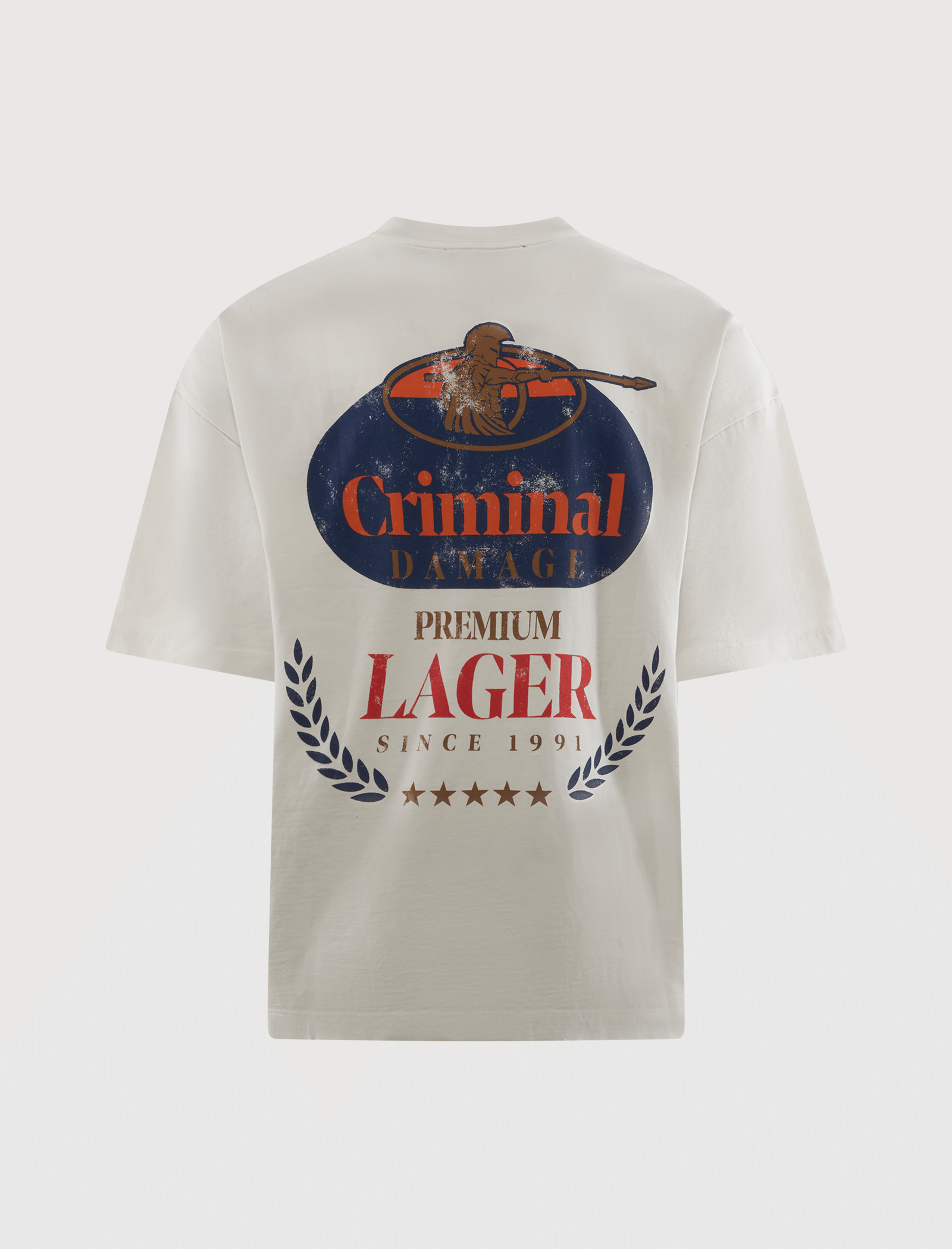 Criminal Damage PREMIUM LAGER T - SHIRT