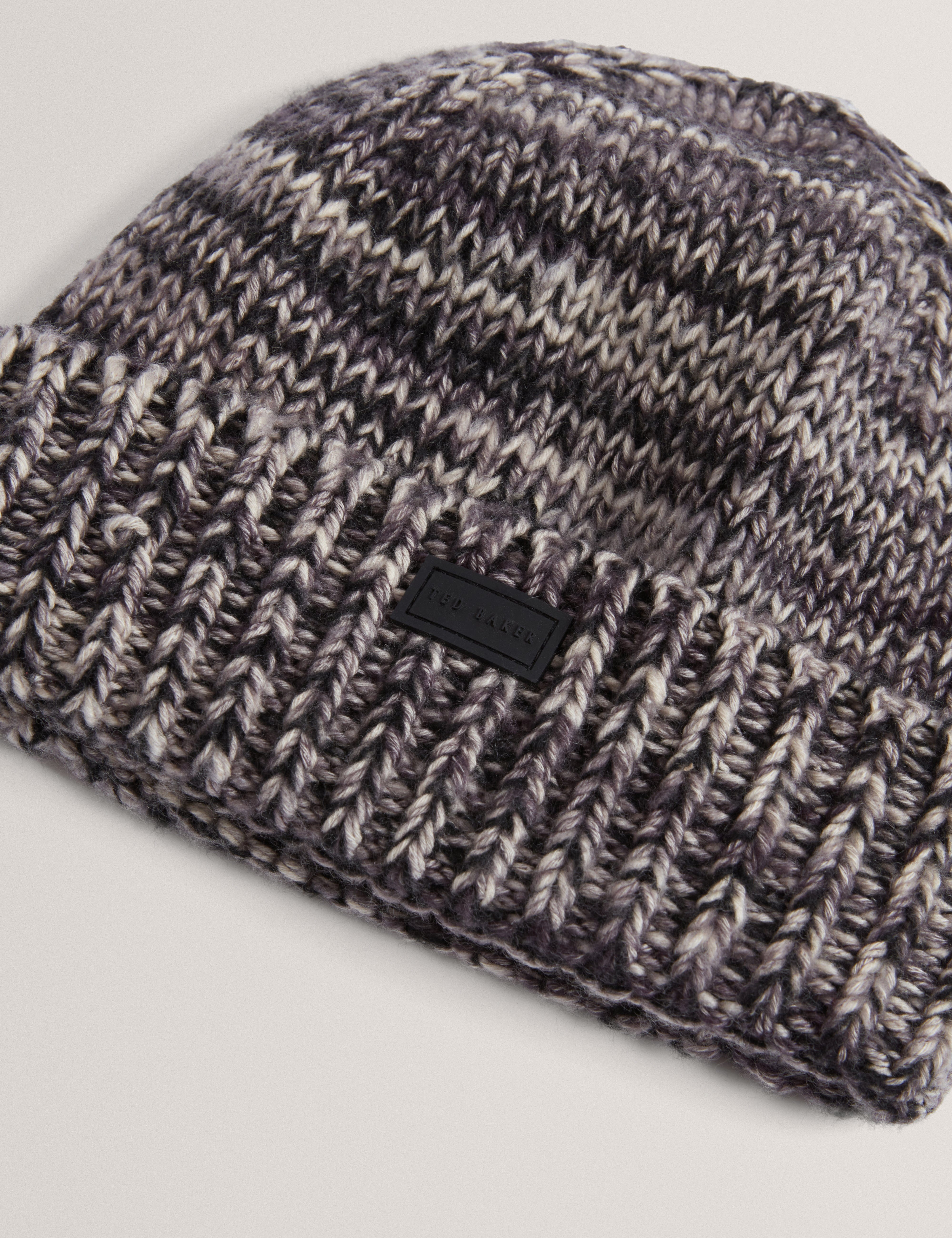 And Scoty Knitted Hat And Glove Set Grey