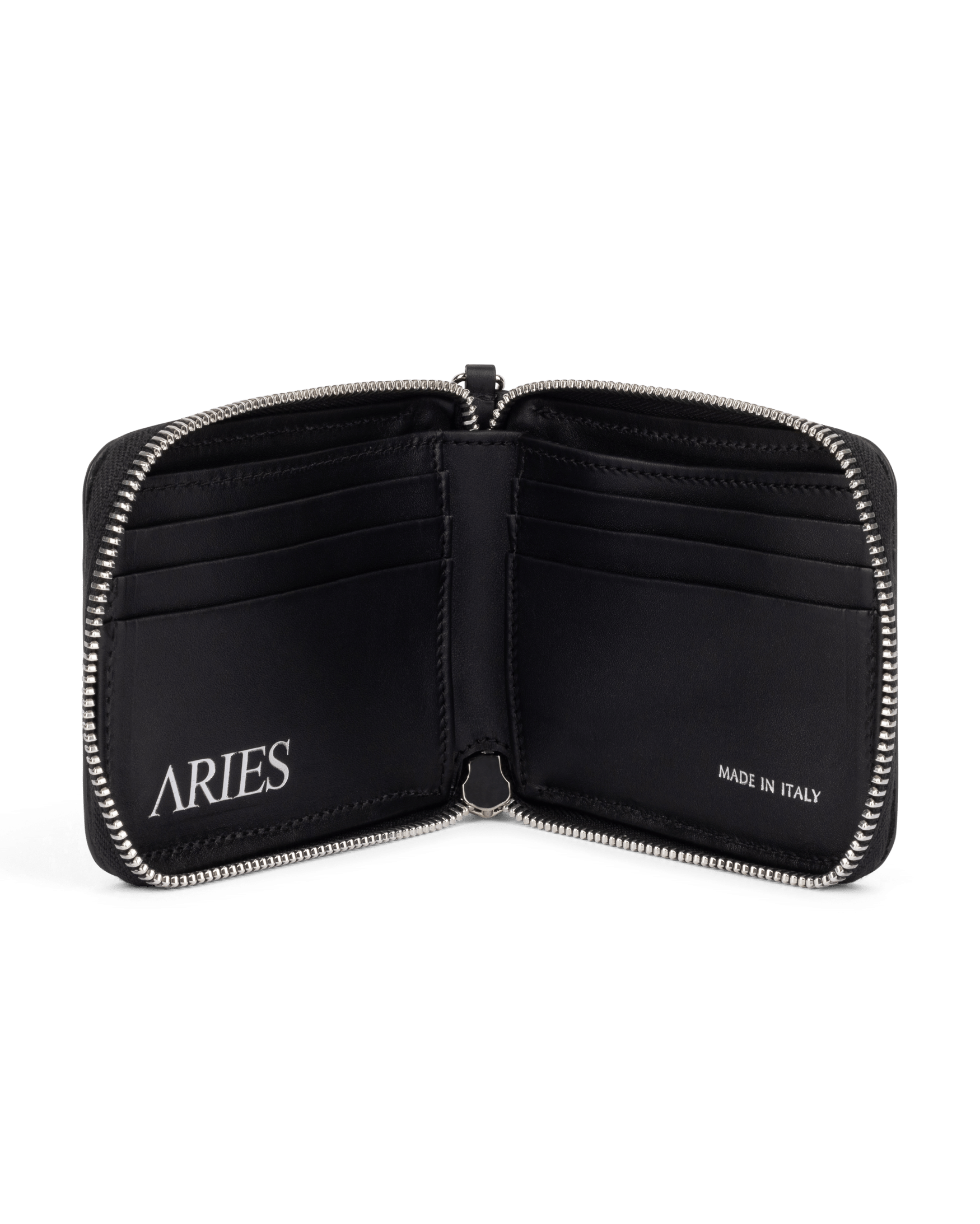 Aries Arise Croc Studded Bobby Wallet