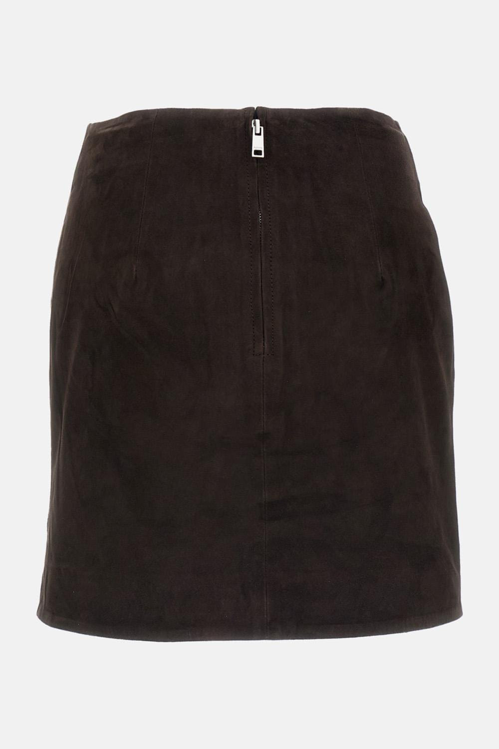 Rotate MINI GONNA IN SUEDE
