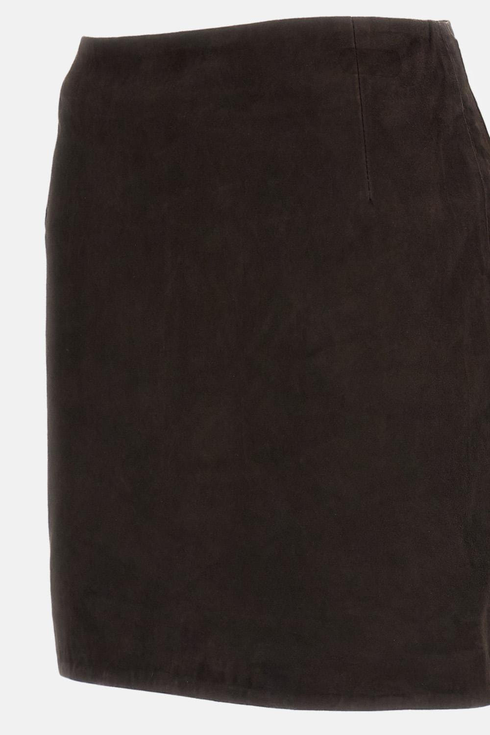 Rotate MINI GONNA IN SUEDE