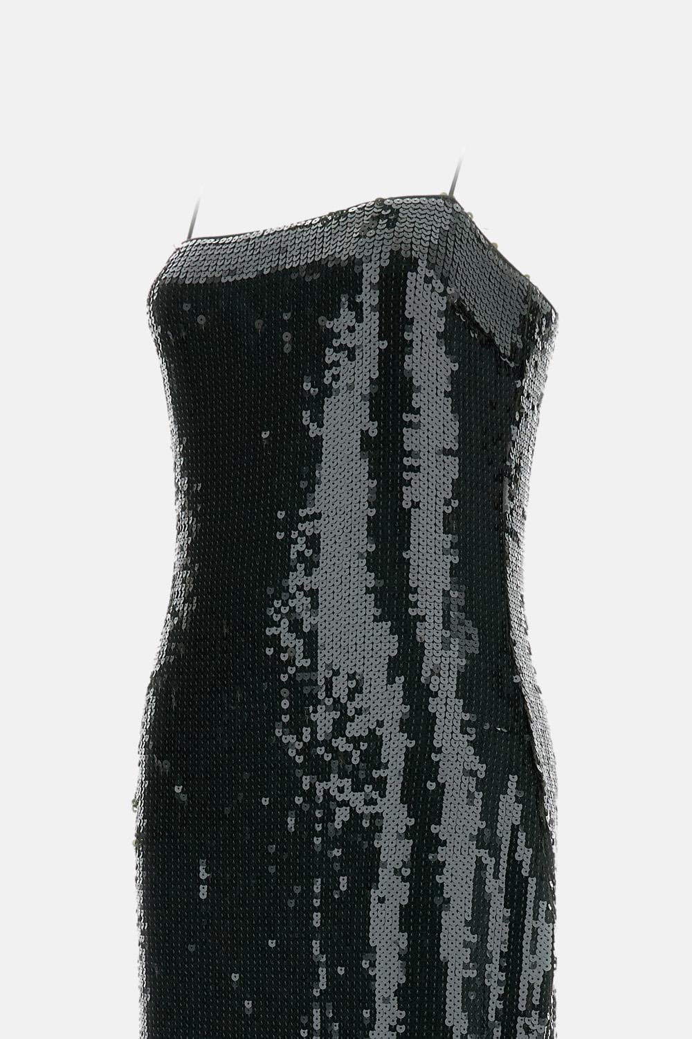 Rotate ABITO LUNGO A SOTTOVESTE IN PAILLETTES