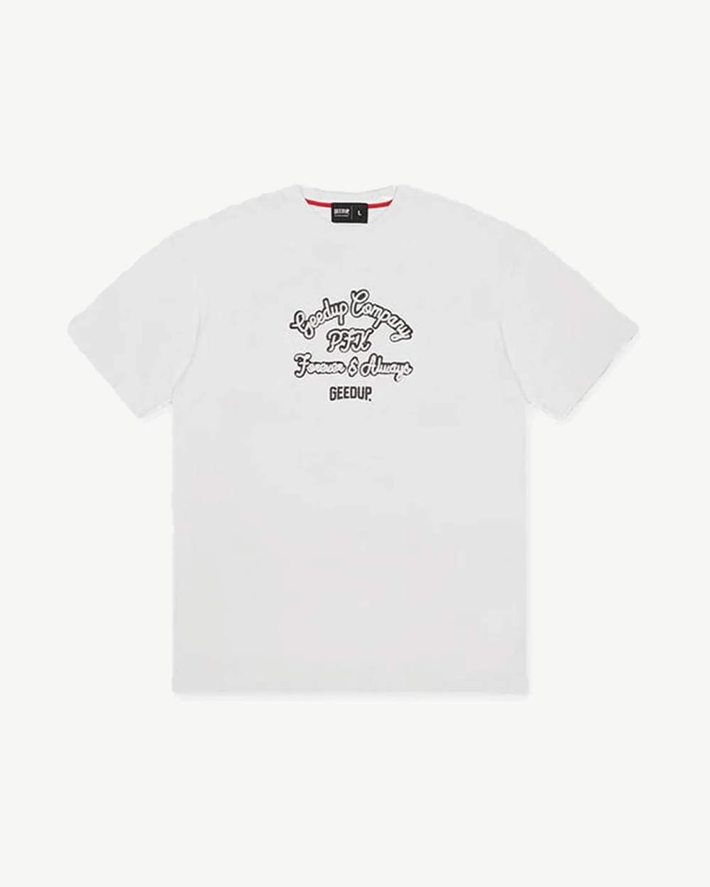 GEEDUP COMPANY T-Shirt WHITE NAVY