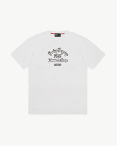 GEEDUP COMPANY T-Shirt WHITE NAVY