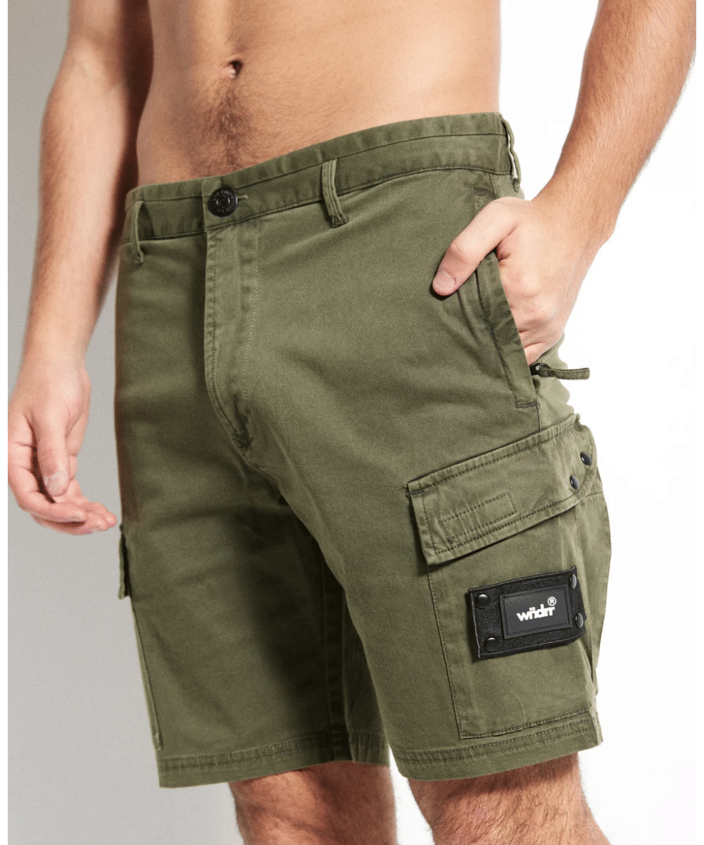 WNDRR Fairfax Cargo Short (Slate Green)