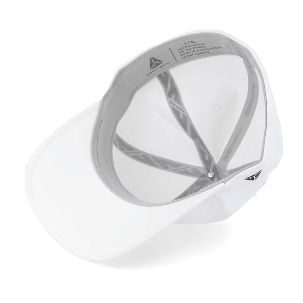 Flexfit Delta Fitted Cap (White)