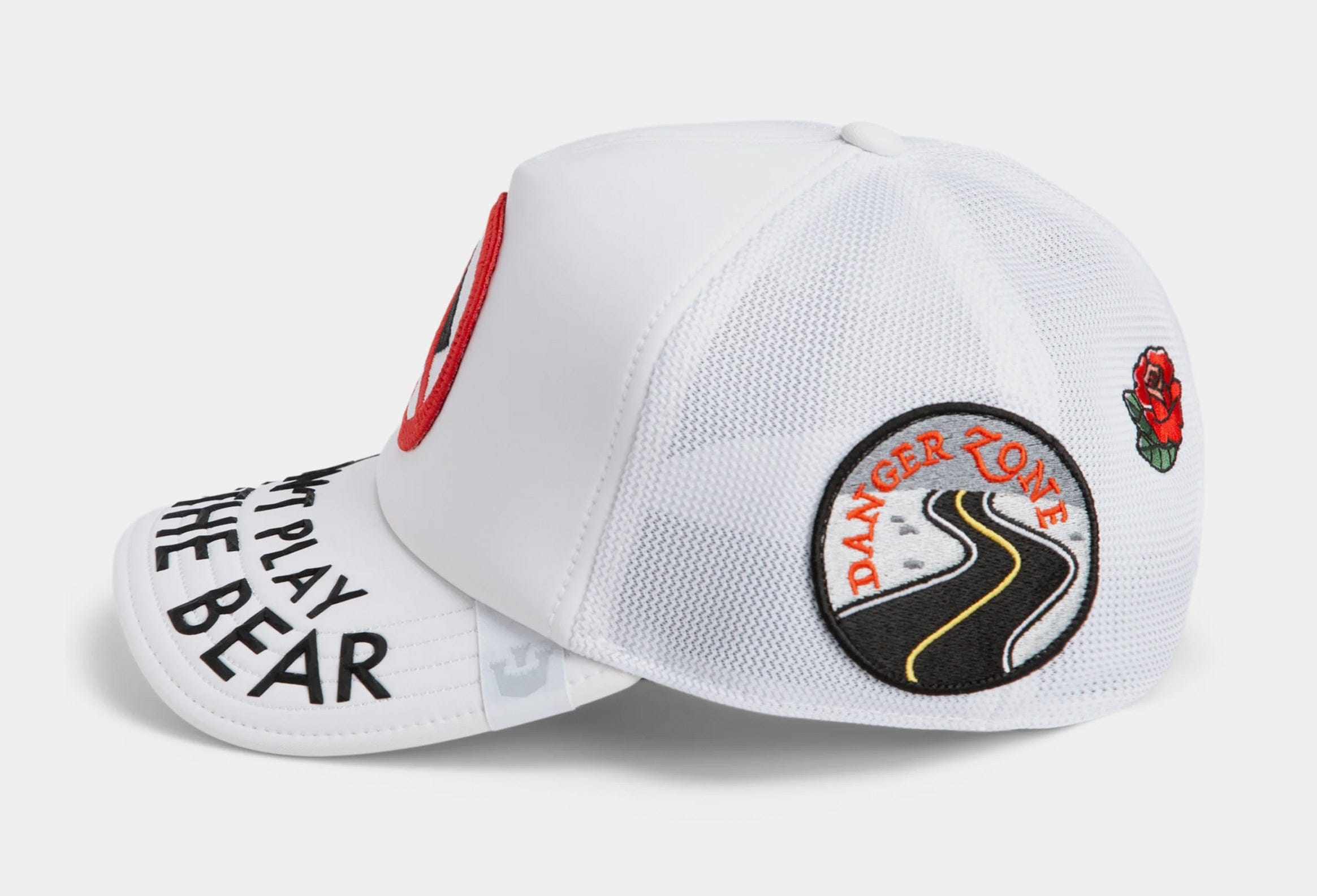 Goorin BROS Poke The Bear Trucker Mens Hat (White/Black)