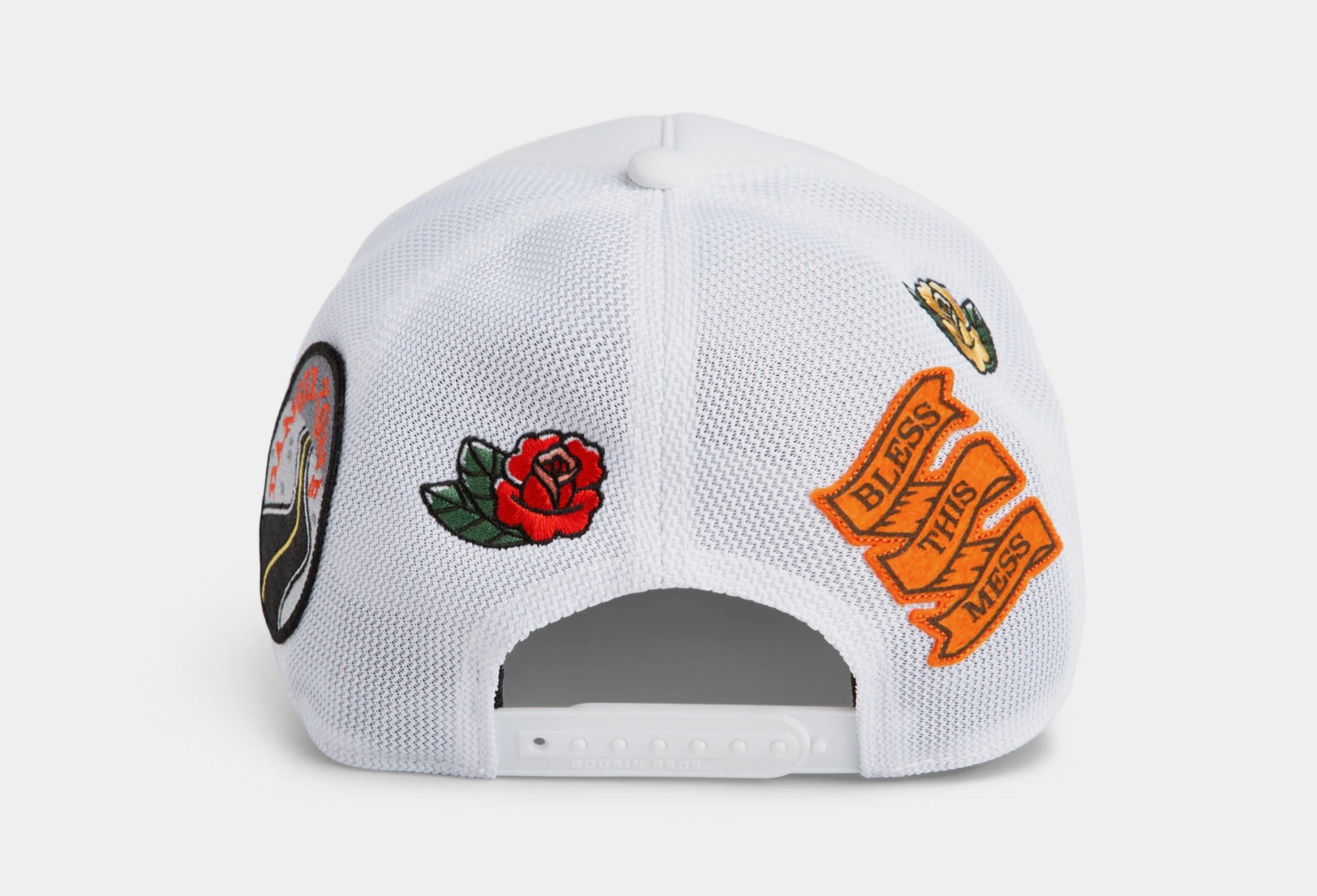 Goorin BROS Poke The Bear Trucker Mens Hat (White/Black)