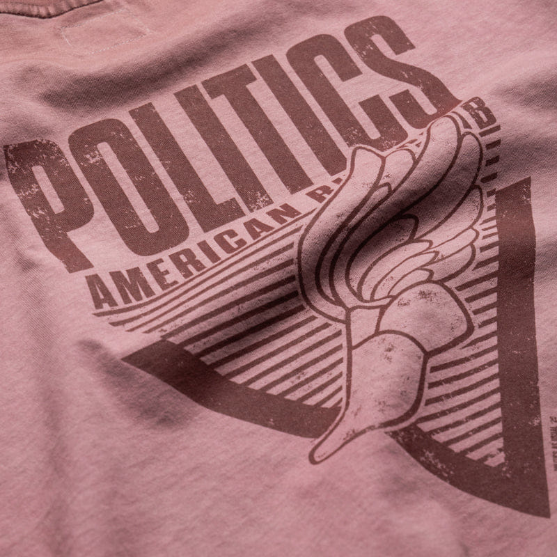 Politics Flight T-Shirt - Blush
