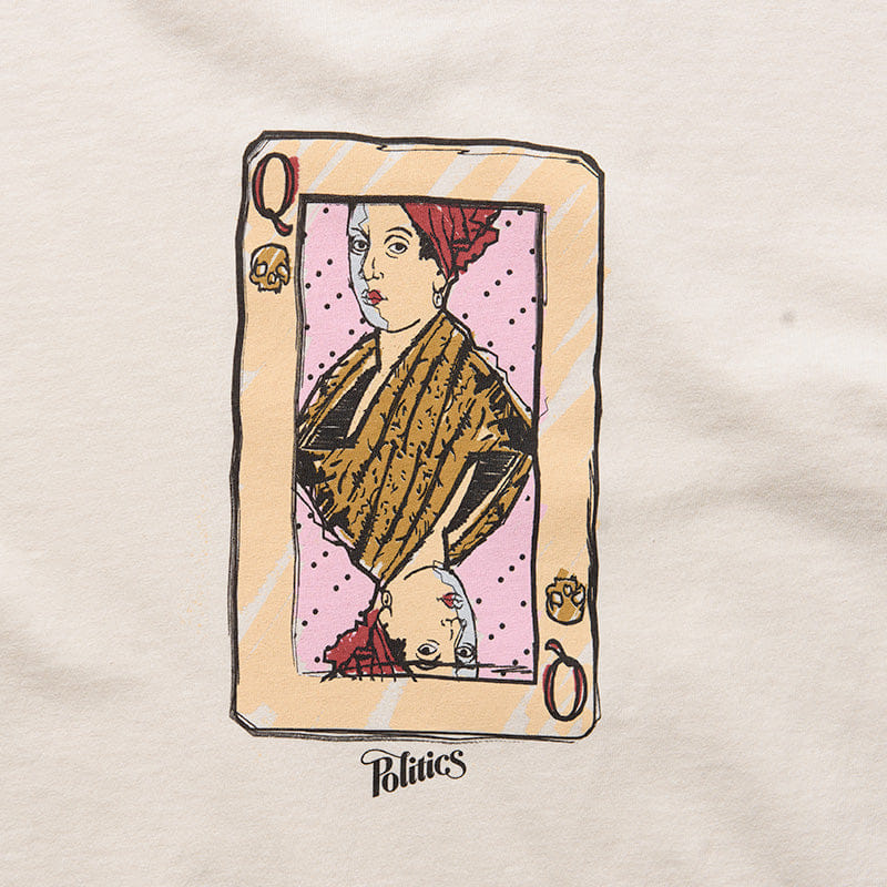 CREME Politics Card T-Shirt - Creme