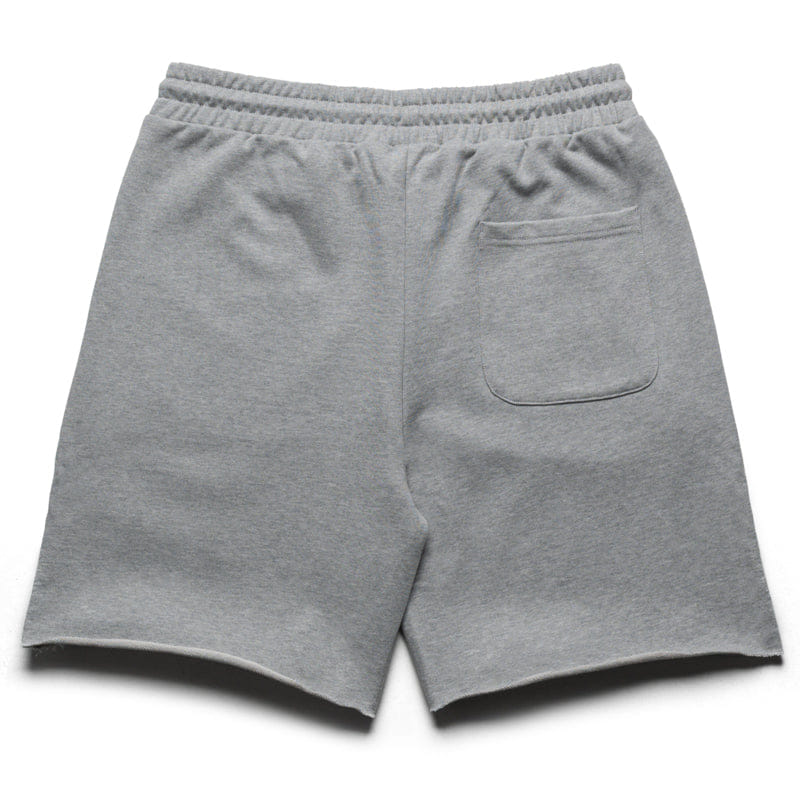 Heather Politics Fleece Shorts - Heather Grey