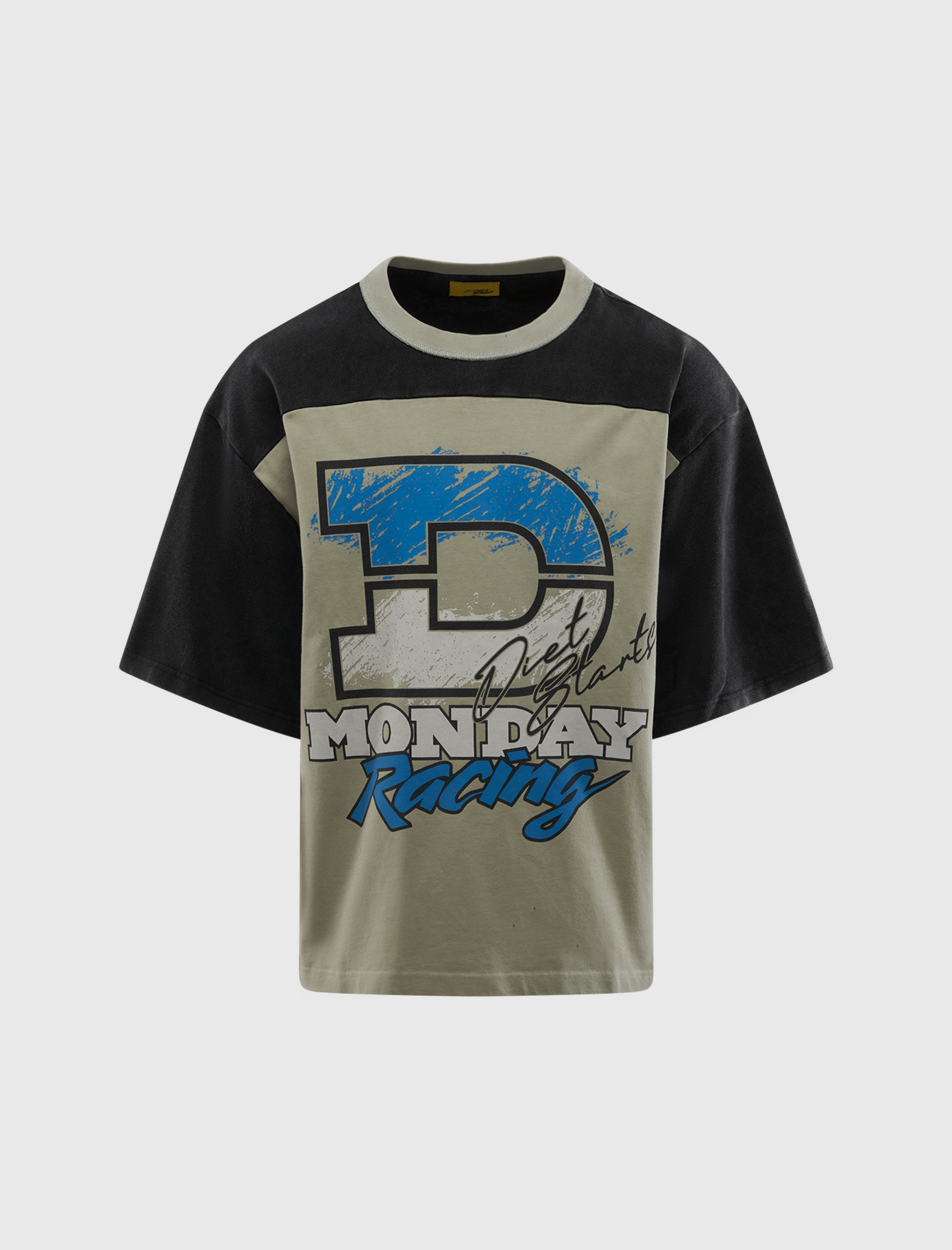 DIET Starts Monday RACING YOKE T-Shirt