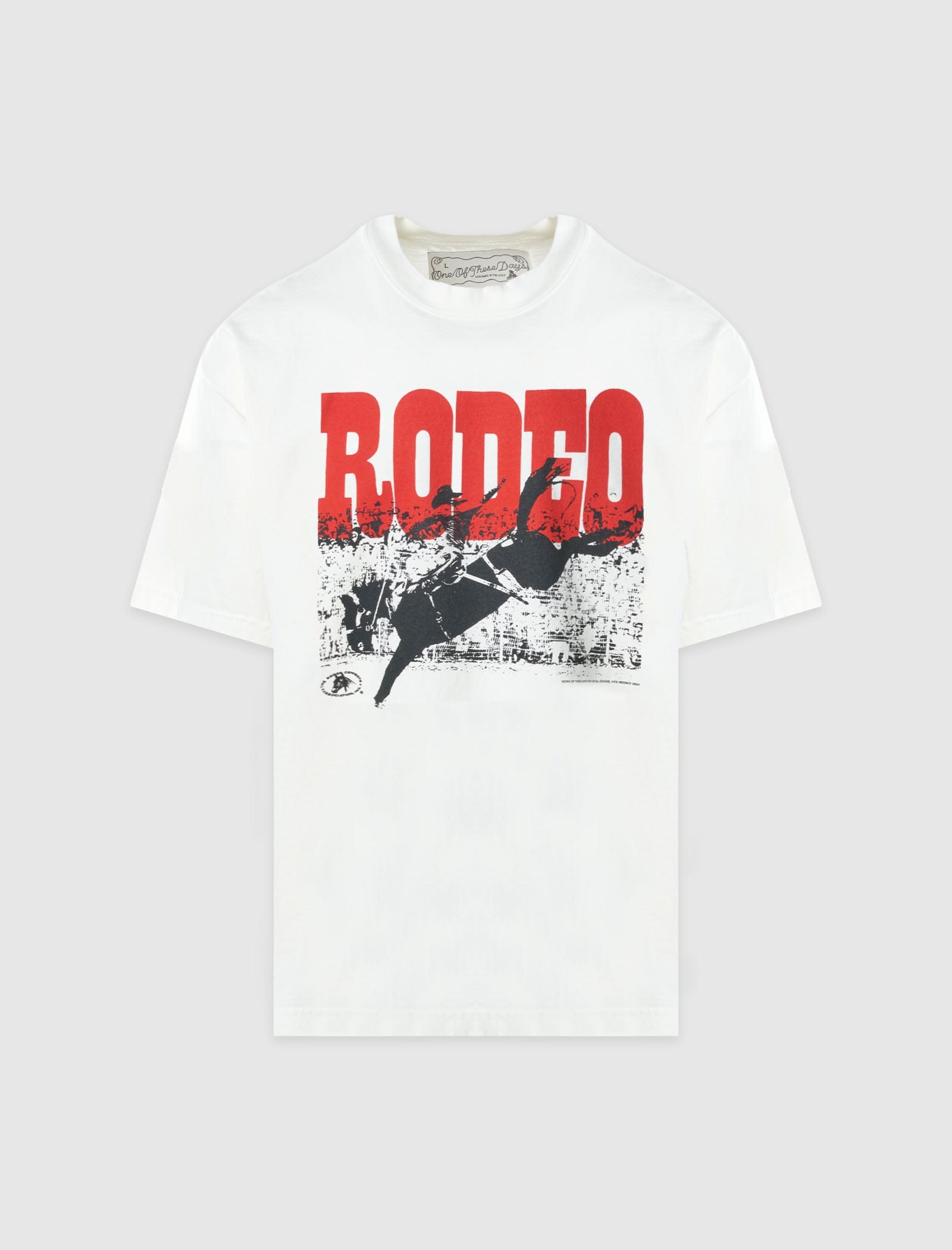 ONE of THESE DAYS SOCIAL STATUS HOUSTON RODEO T-Shirt