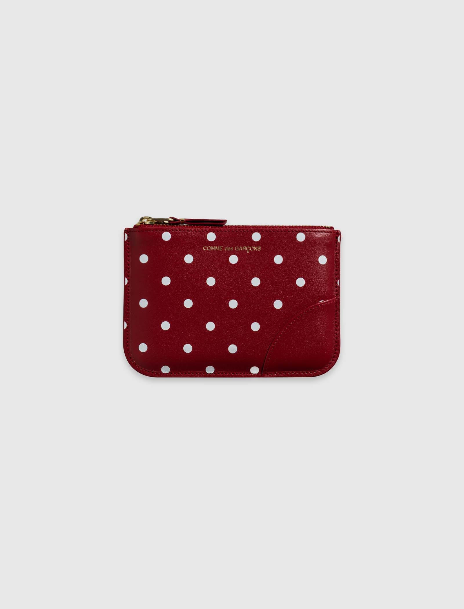 CDG Wallet DOT PRINT LEATHER WALLET