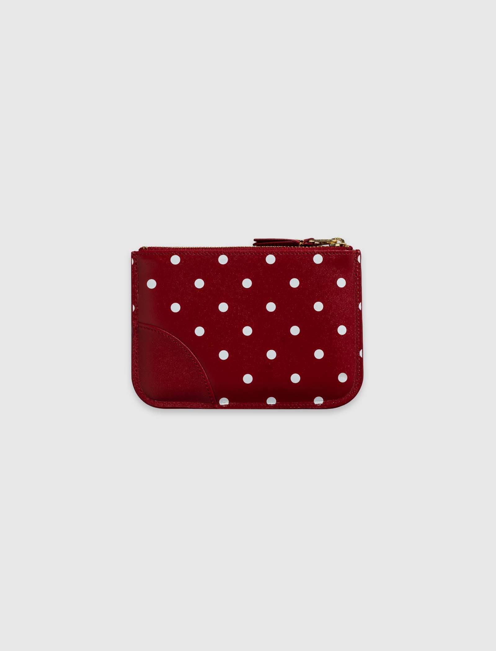 CDG Wallet DOT PRINT LEATHER WALLET