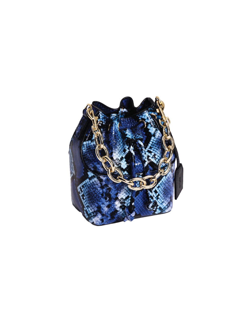 Max+min Bonnie Bucket Blue Snakeskin