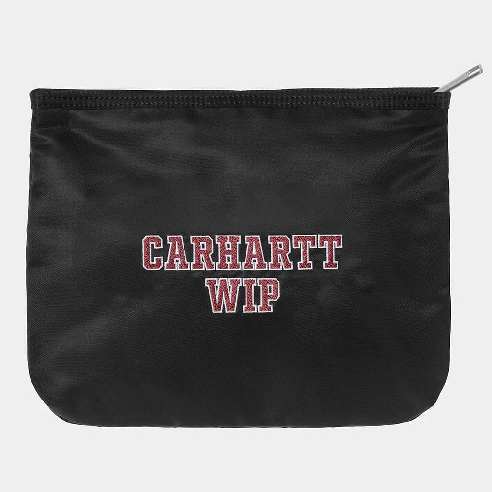 Carhartt Work In Progress Carhartt WIP Alumni Zip Wallet - Black / Scarlet