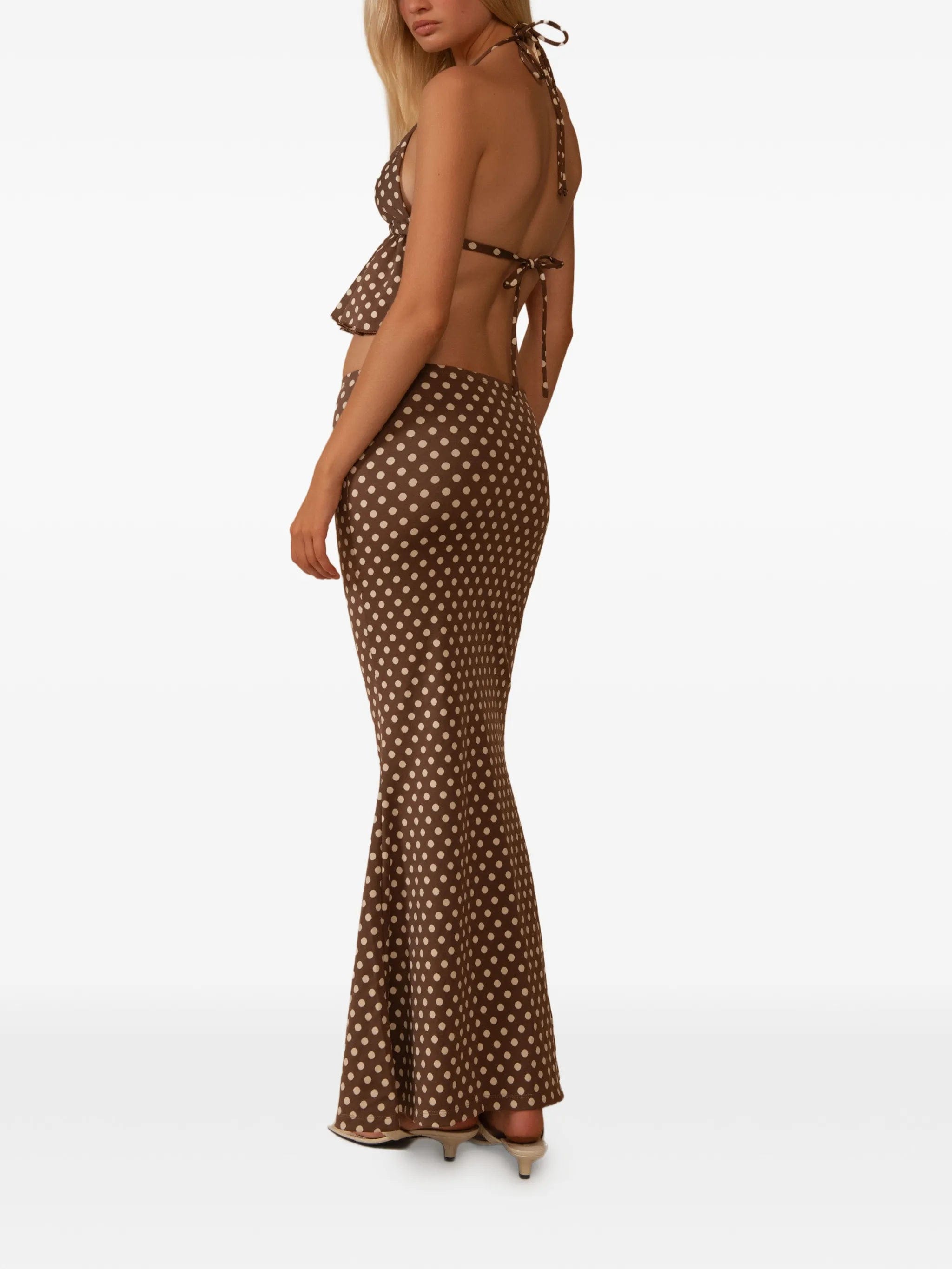 Montce Emma polka - dot ruffled blouse