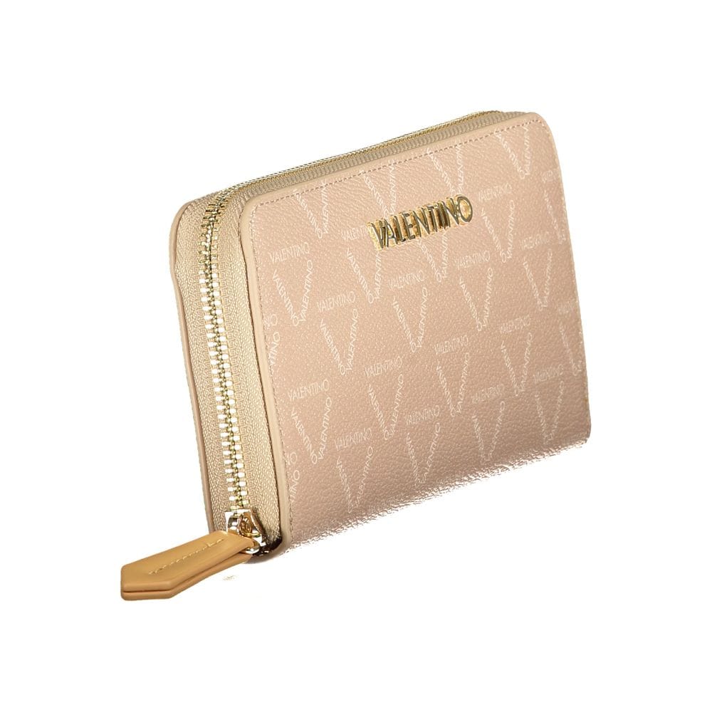 Mario Valentino Beige Polyurethane Women Women's Wallet