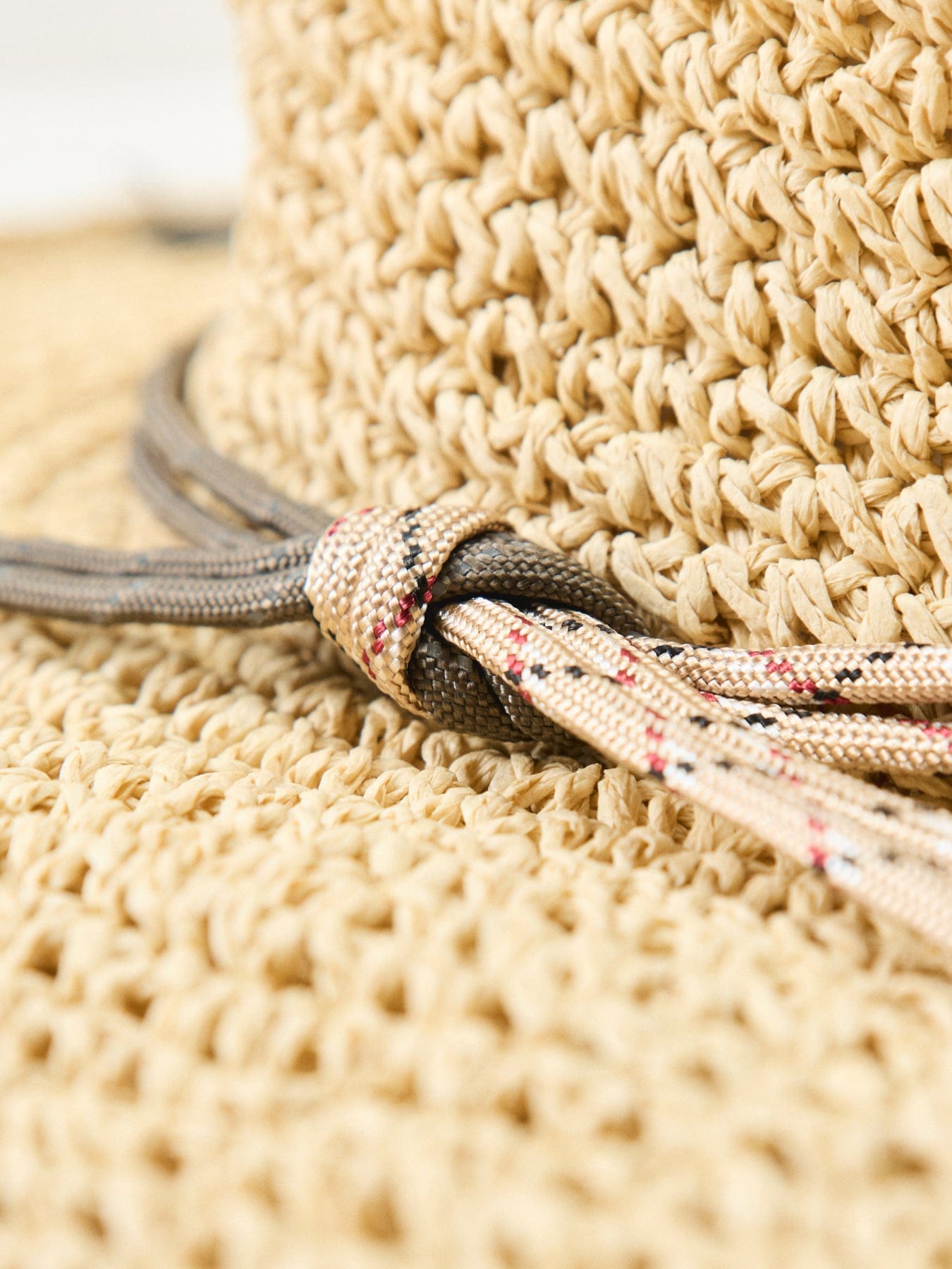 Pia Rossini Wide Brim Straw Hat Beige