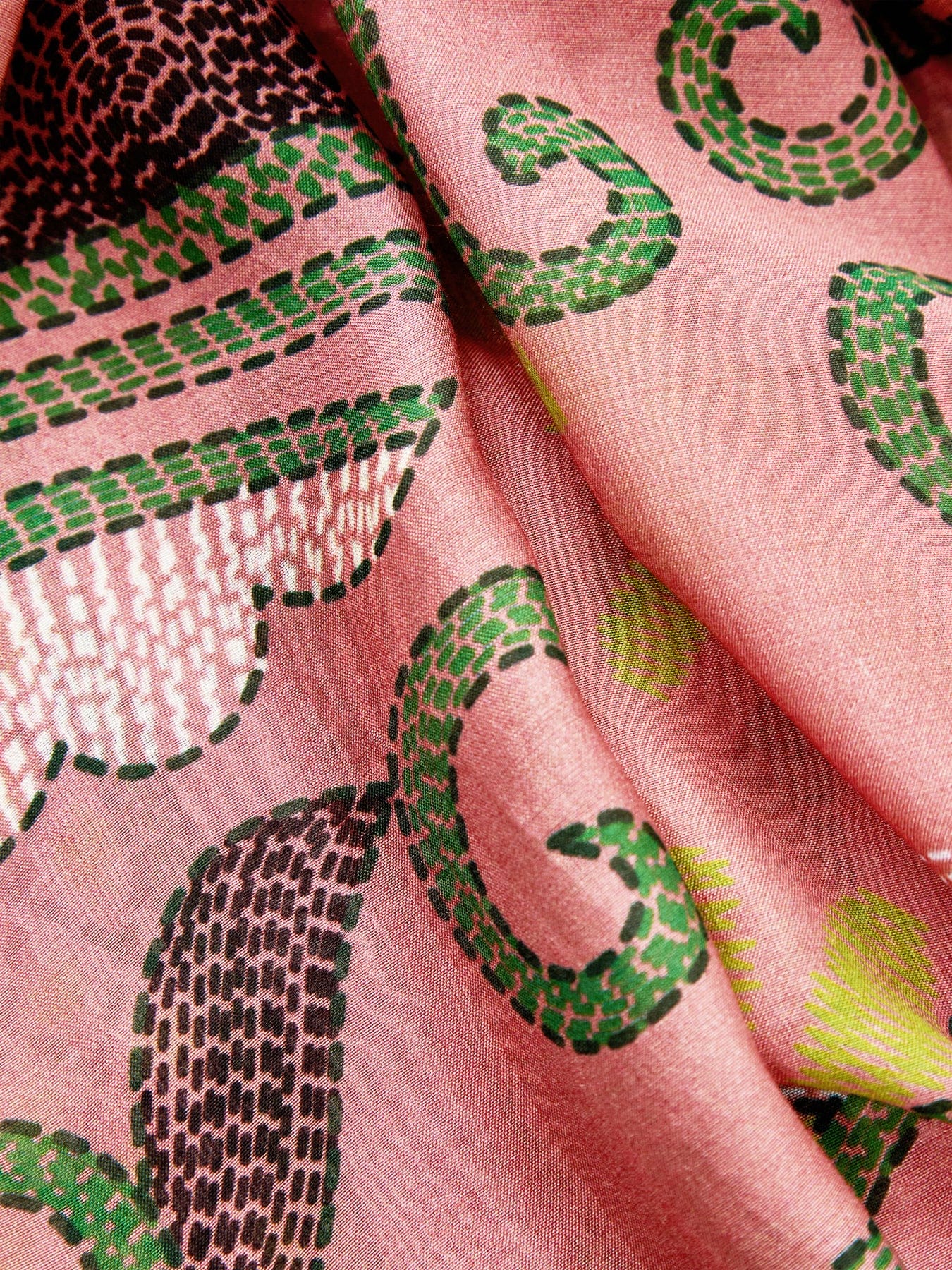 One Hundred Stars Giant Kantha Dusk Scarf Pink