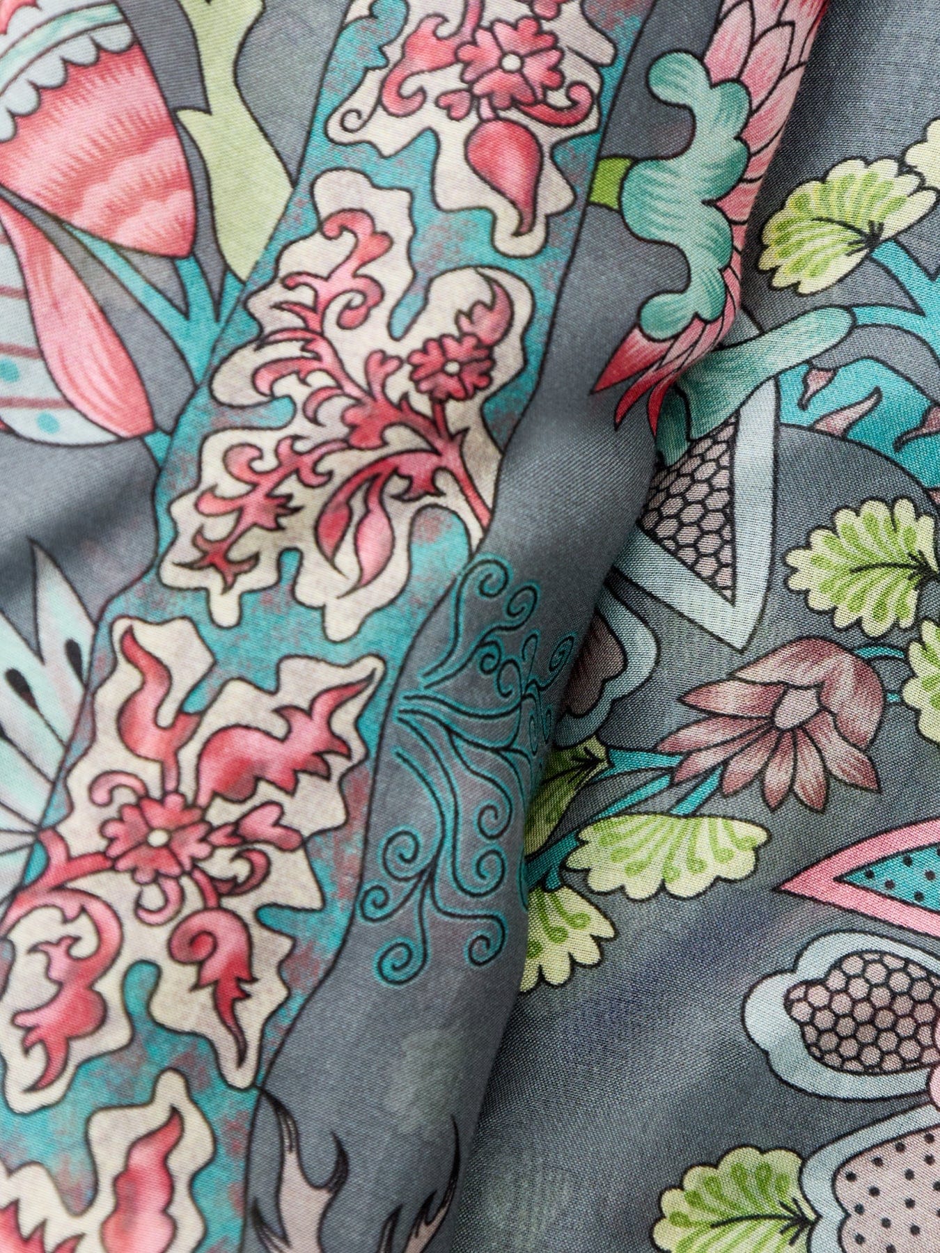 One Hundred Stars Boho Garden Scarf Grey