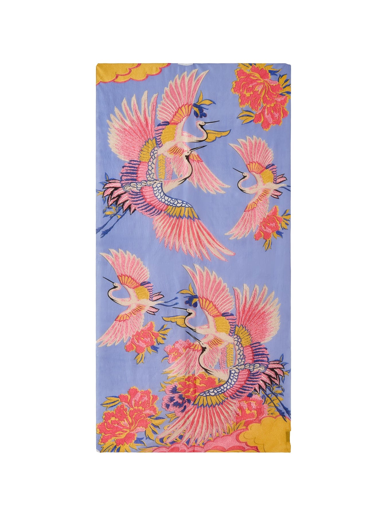 One Hundred Stars Crane Scarf Periwinkle Purple