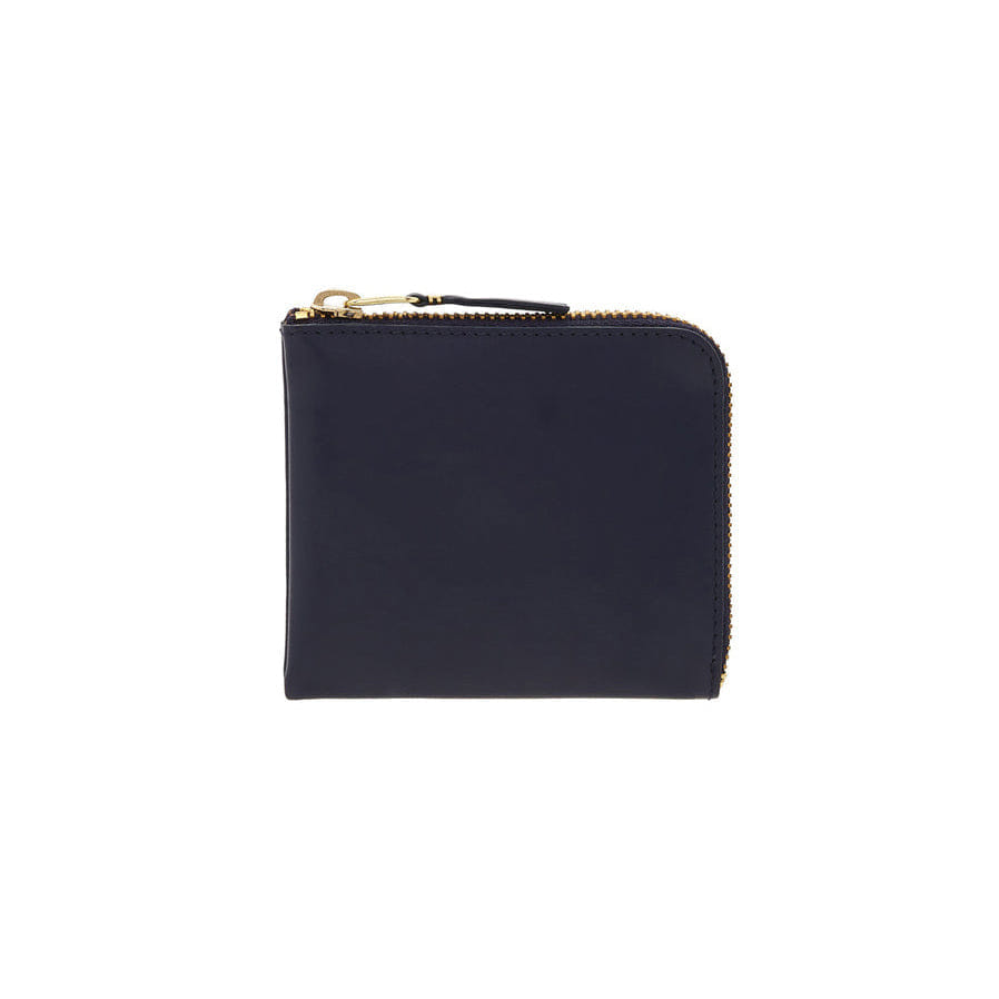 Cdg Wallet - Classic Zip Around Wallet - (Navy SA3100)